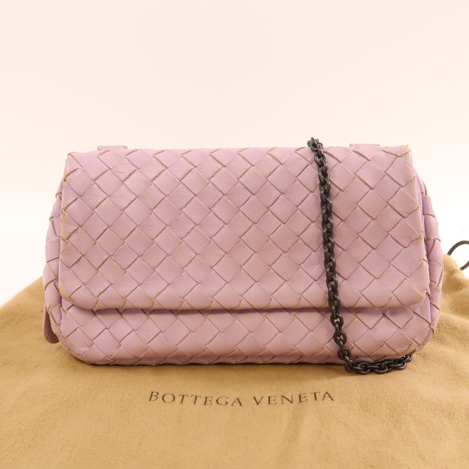 BOTTEGA VENETA 牛皮皮革Chain Shoulder肩背袋