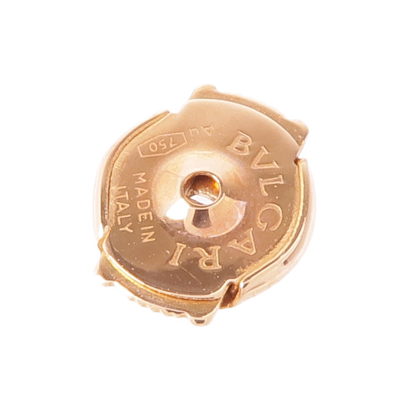 BVLGARI 18K玫瑰金Bvlgari Bvlgari Single Earring紅玉髓耳環