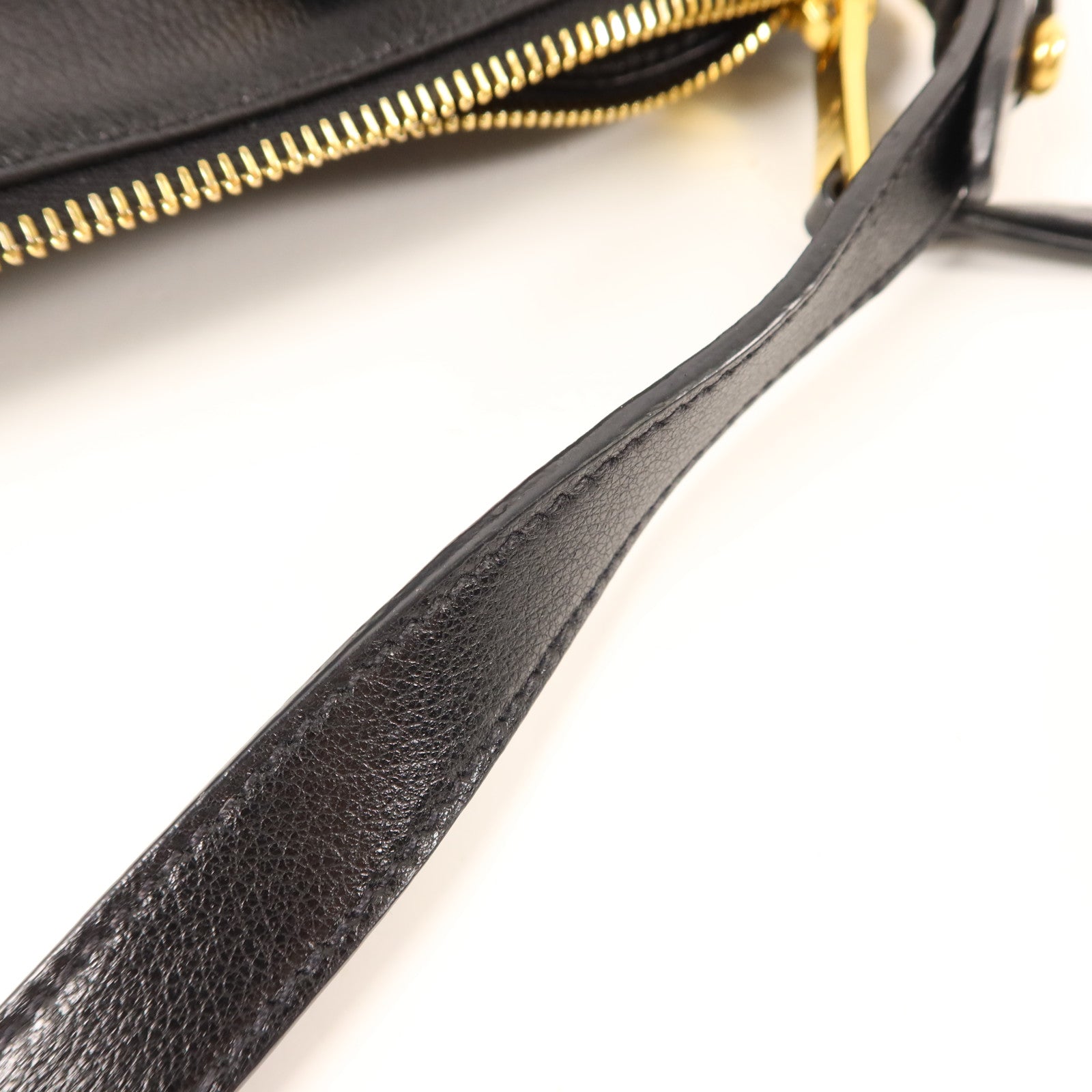 PRADA 牛皮皮革2 Way Shoulder金扣手挽肩背兩用袋