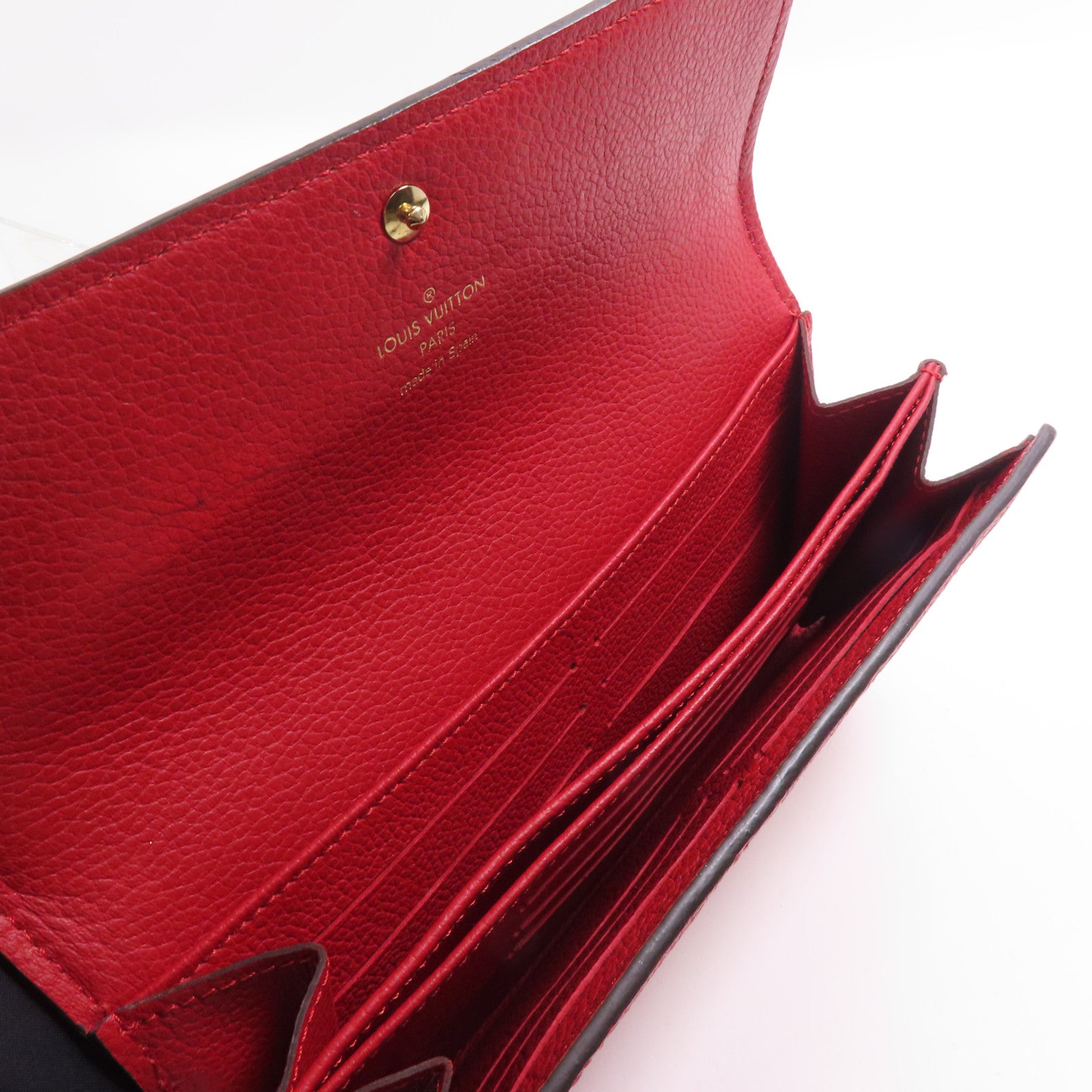 LOUIS VUITTON Monogram Empreinte Long Wallet金扣長錢包