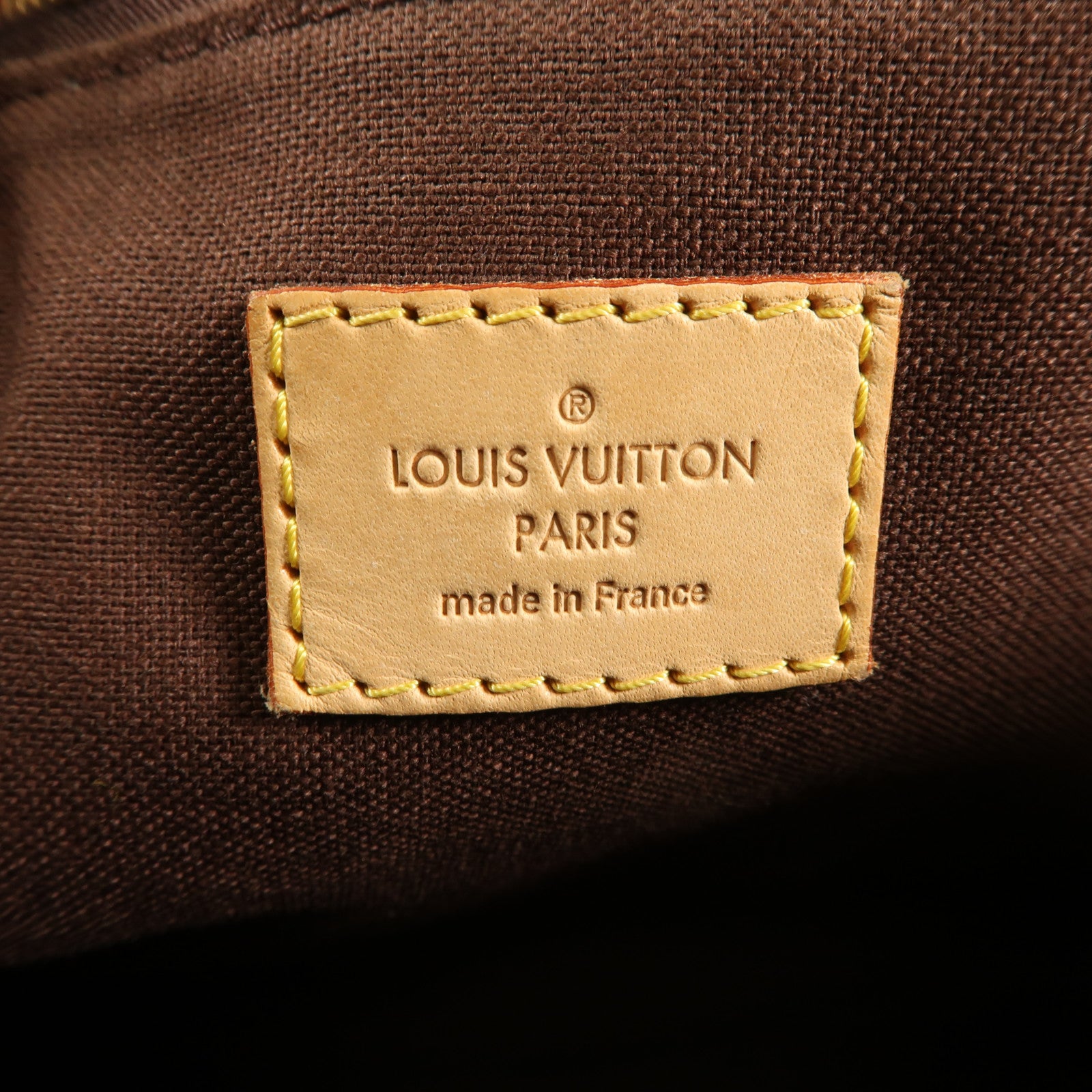 LOUIS VUITTON Monogram Menilmontant MM金扣肩背袋棕色