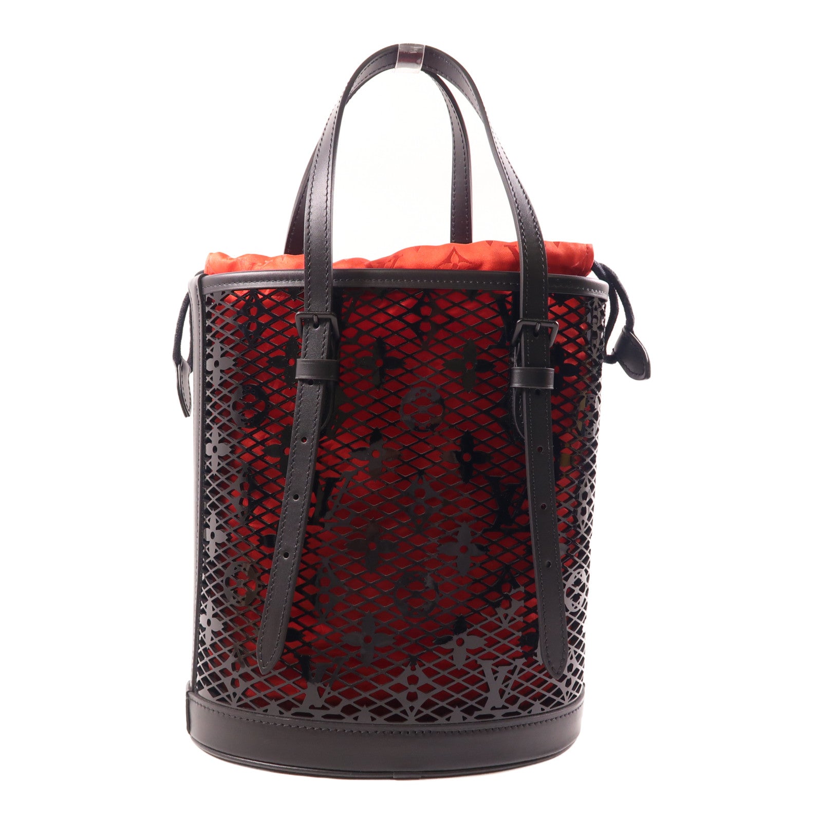 LOUIS VUITTON 【激減優惠】漆皮皮革Lace Bucket PM肩背袋