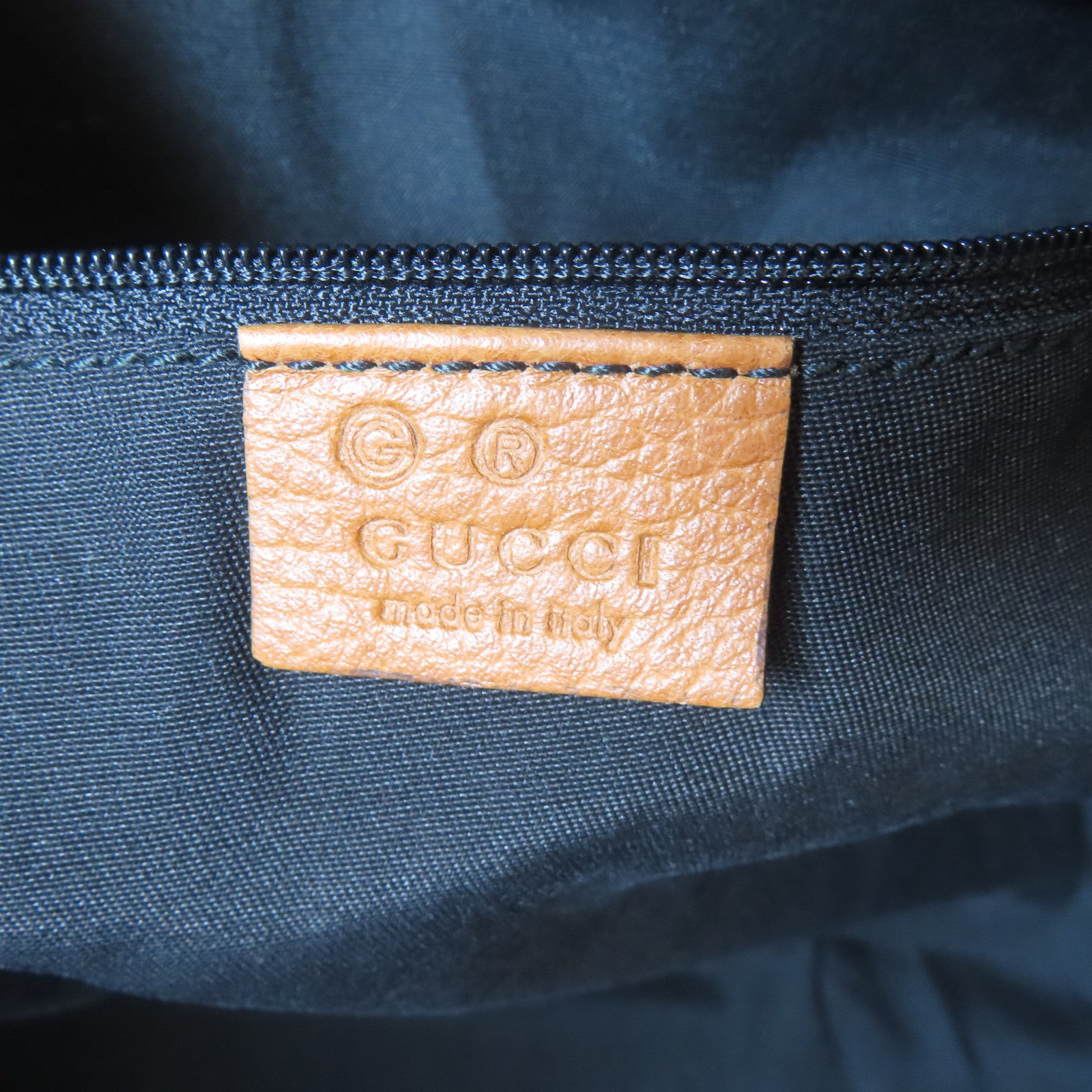 GUCCI 尼龍Guccissima Medium Tote手挽袋深藍色