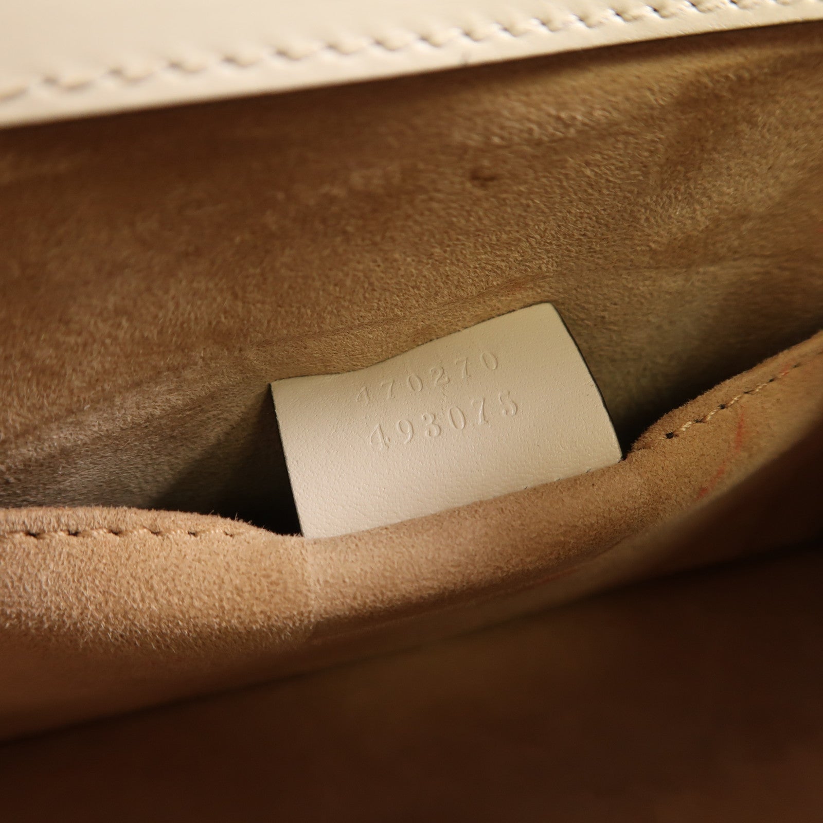 GUCCI GG GHW Sylvie 2Way Shoulder Hand Bag Calfskin Leather 470270 White