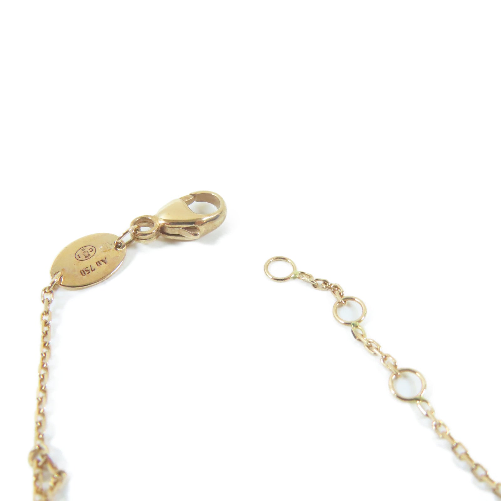 Chaumet 18K玫瑰金Jeux de Liens Bracelet手鏈#16.5cm