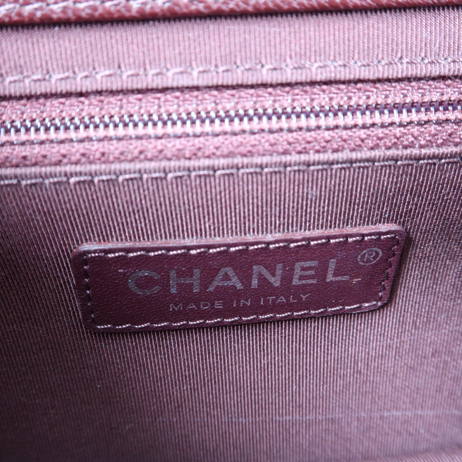 CHANEL 牛皮皮革CC University Flap Bag鏈帶手挽肩背兩用袋