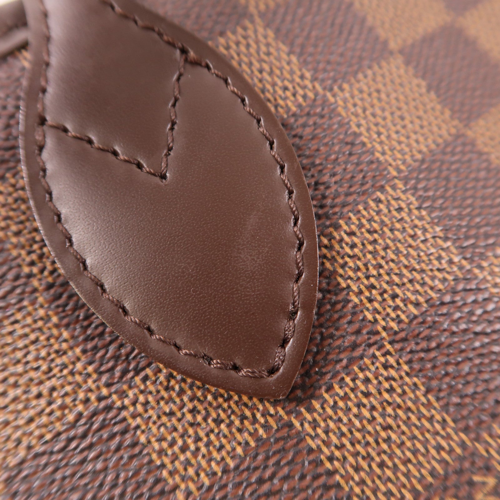 LOUIS VUITTON Damier Neverfull GM金扣肩背袋
