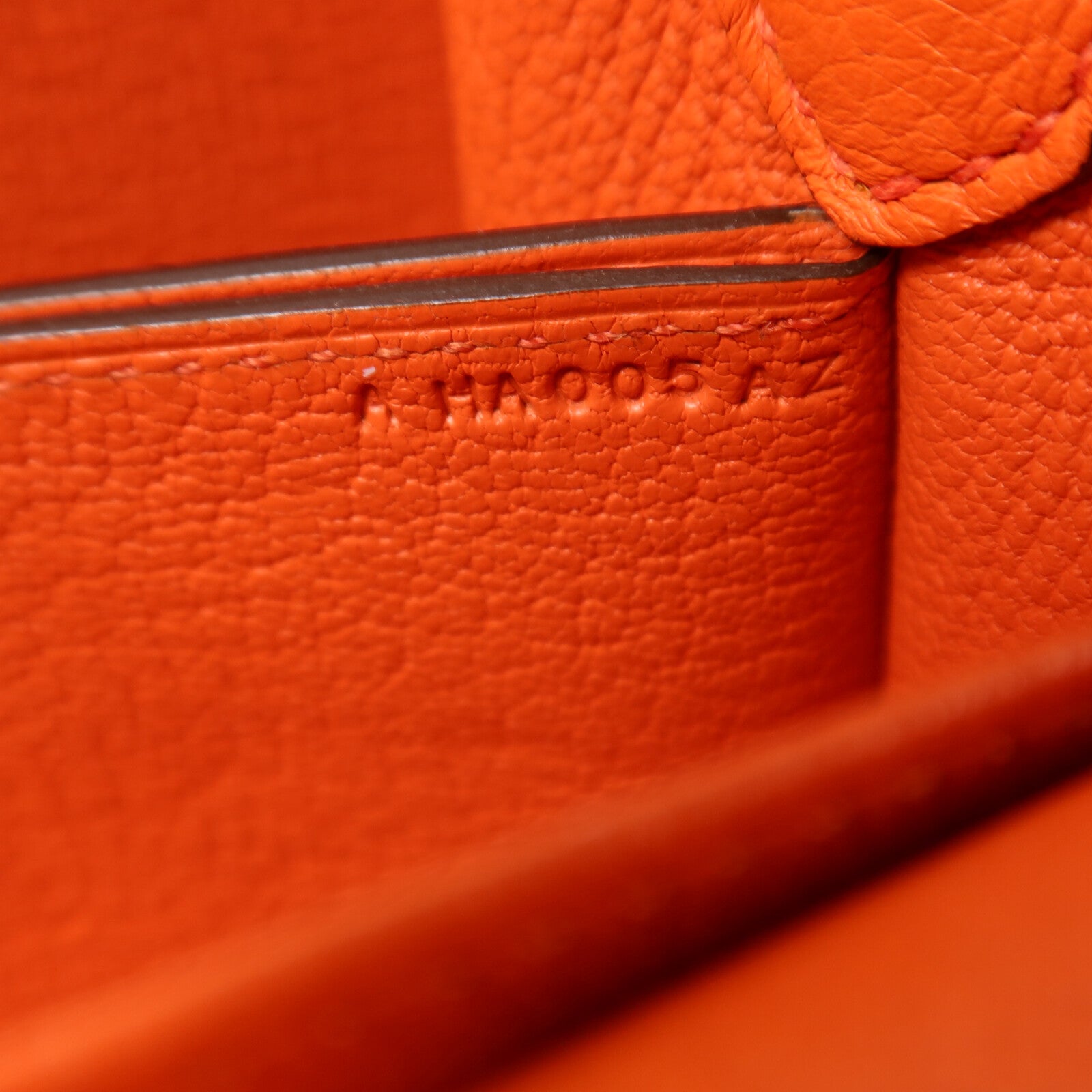 HERMES Evercolor皮革Roulis Mini肩背袋Feu