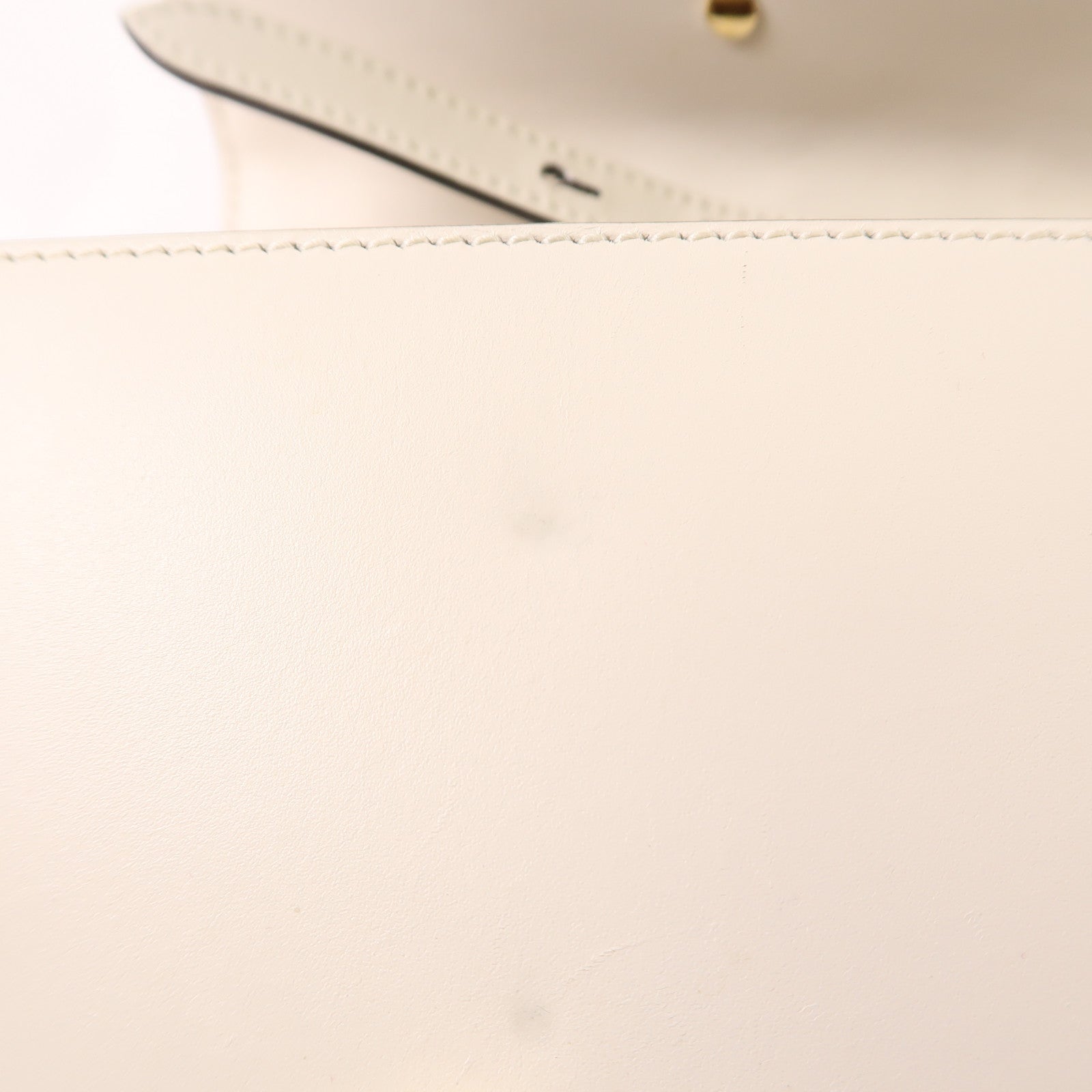 GUCCI GG GHW Sylvie 2Way Shoulder Hand Bag Calfskin Leather 470270 White