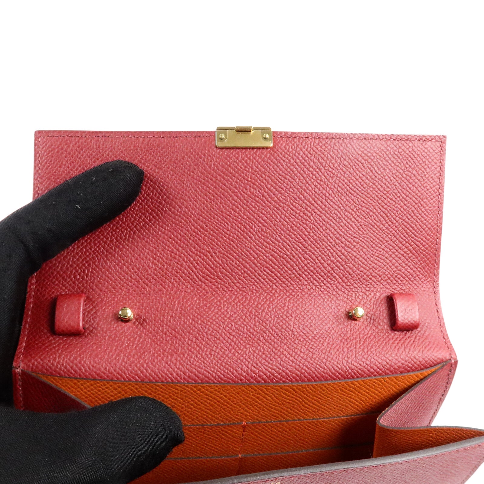 HERMES EpsomClic 16肩背袋Rouge Casaque