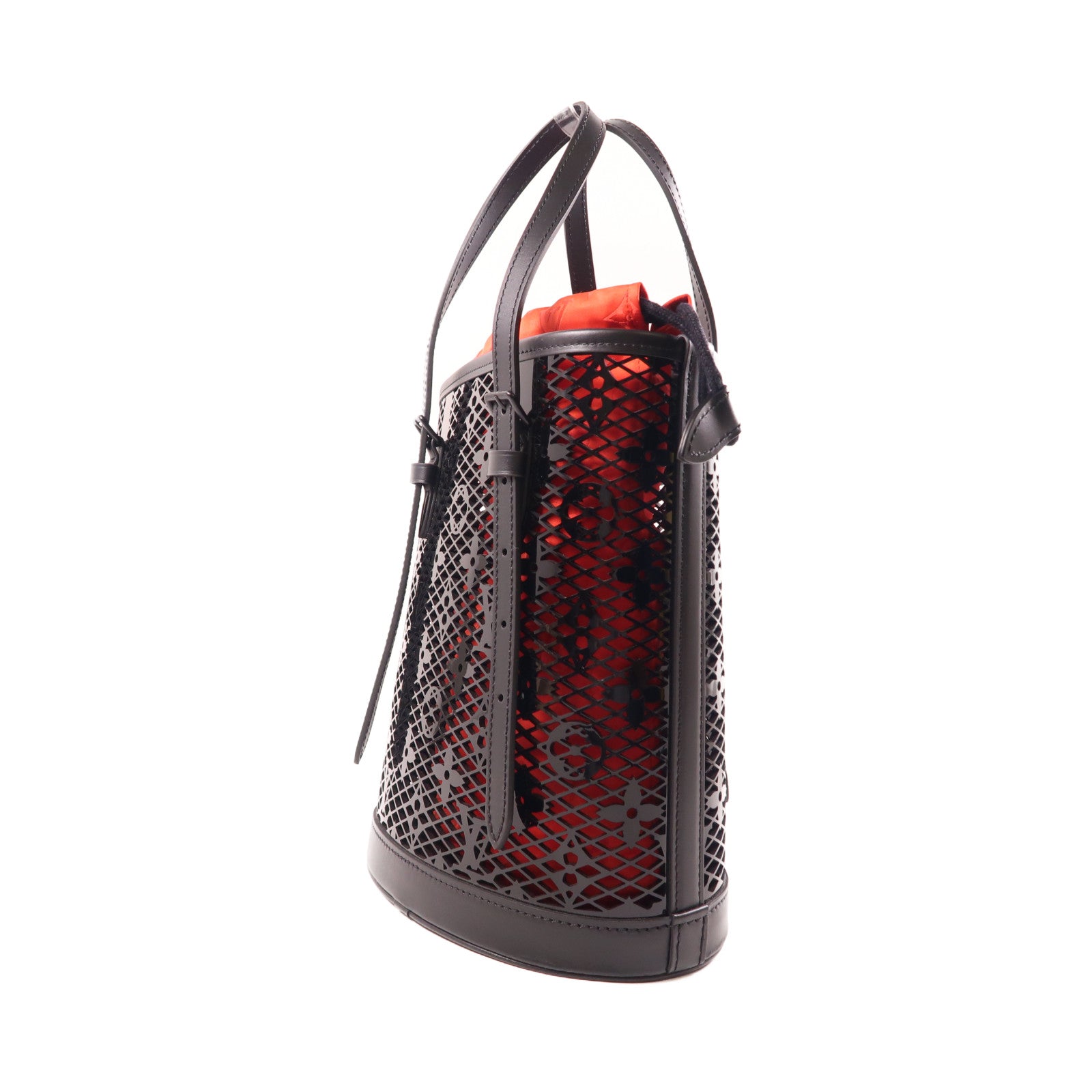 LOUIS VUITTON 【激減優惠】漆皮皮革Lace Bucket PM肩背袋