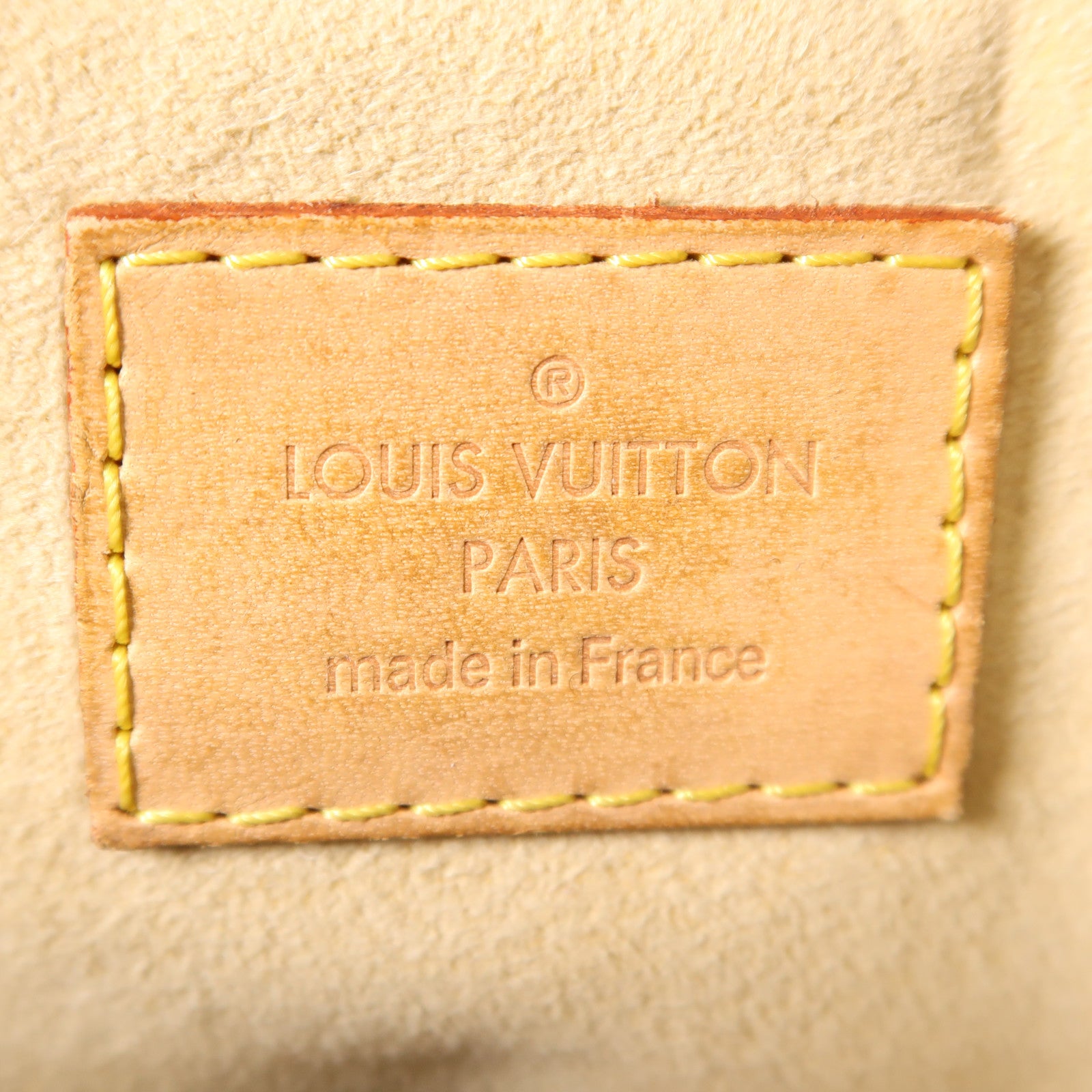 LOUIS VUITTON Monogram Manhattan PM手挽袋棕色