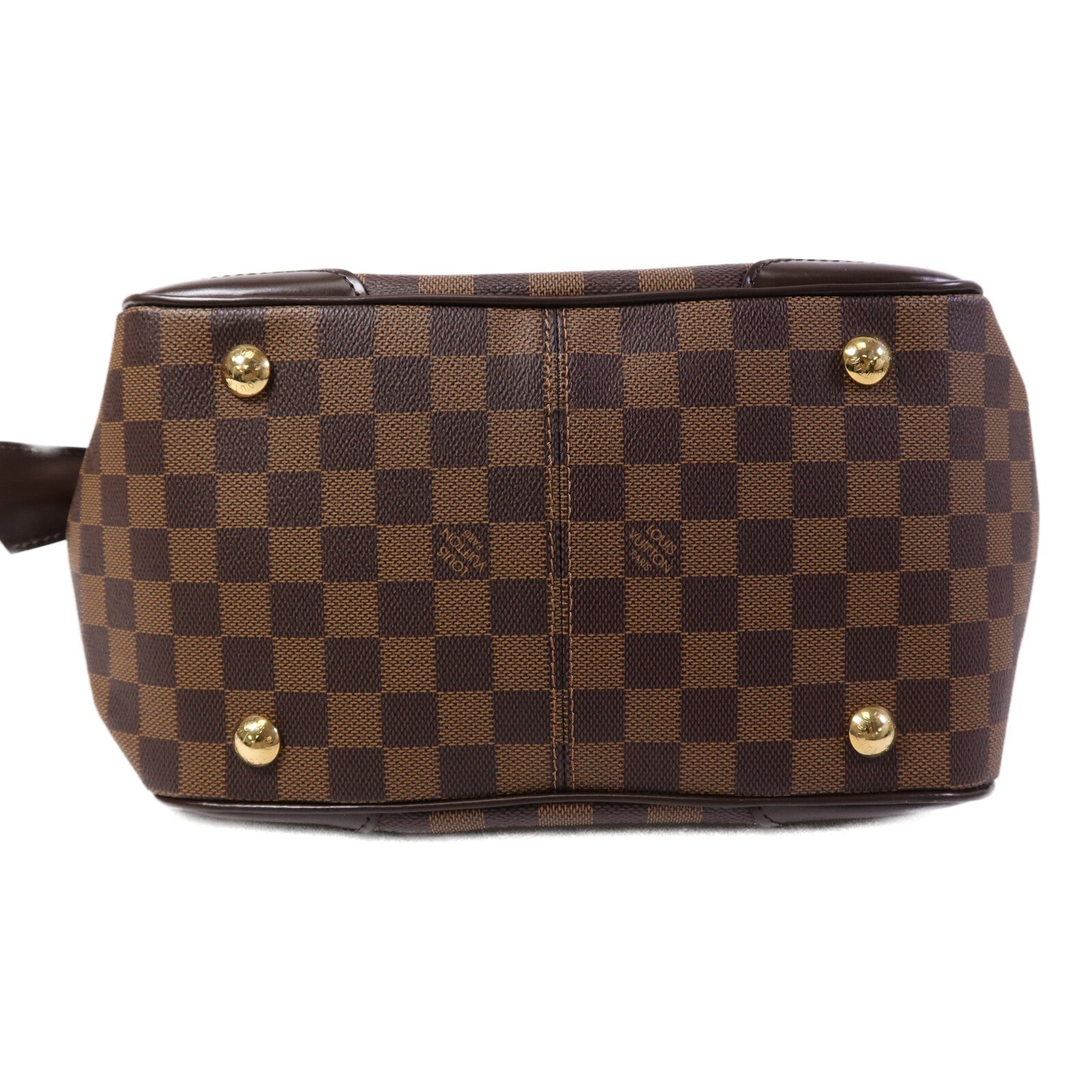 LOUIS VUITTON Damier Verona PM金扣肩背袋