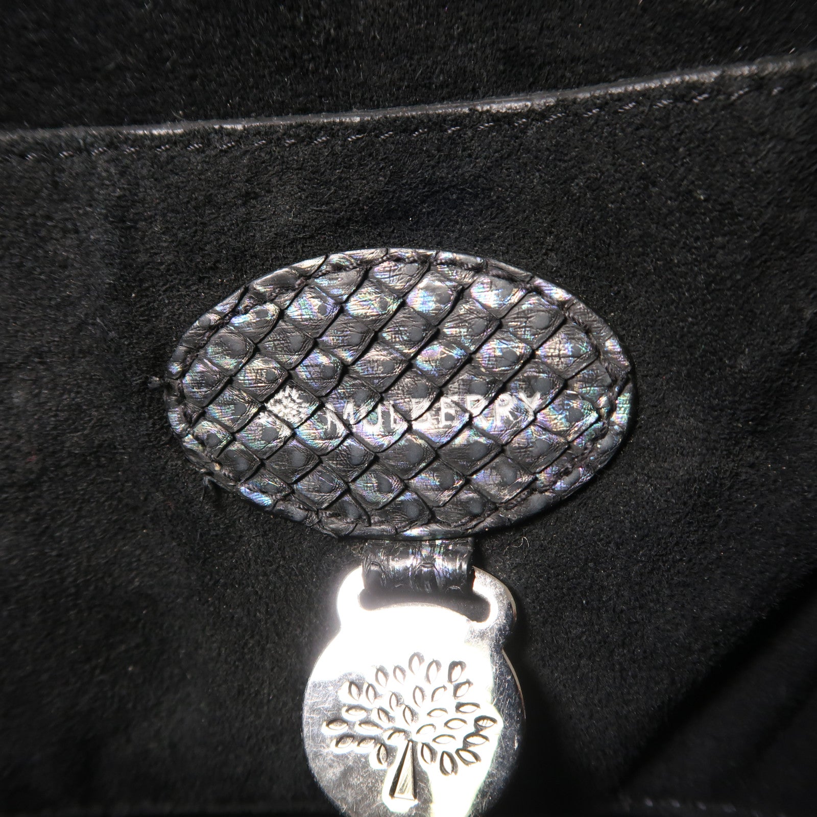 MULBERRY 蛇皮皮革Shoulder Bag肩背袋