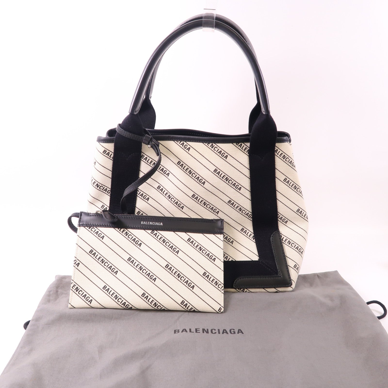 BALENCIAGA 帆布Navy Cabas Small手挽袋