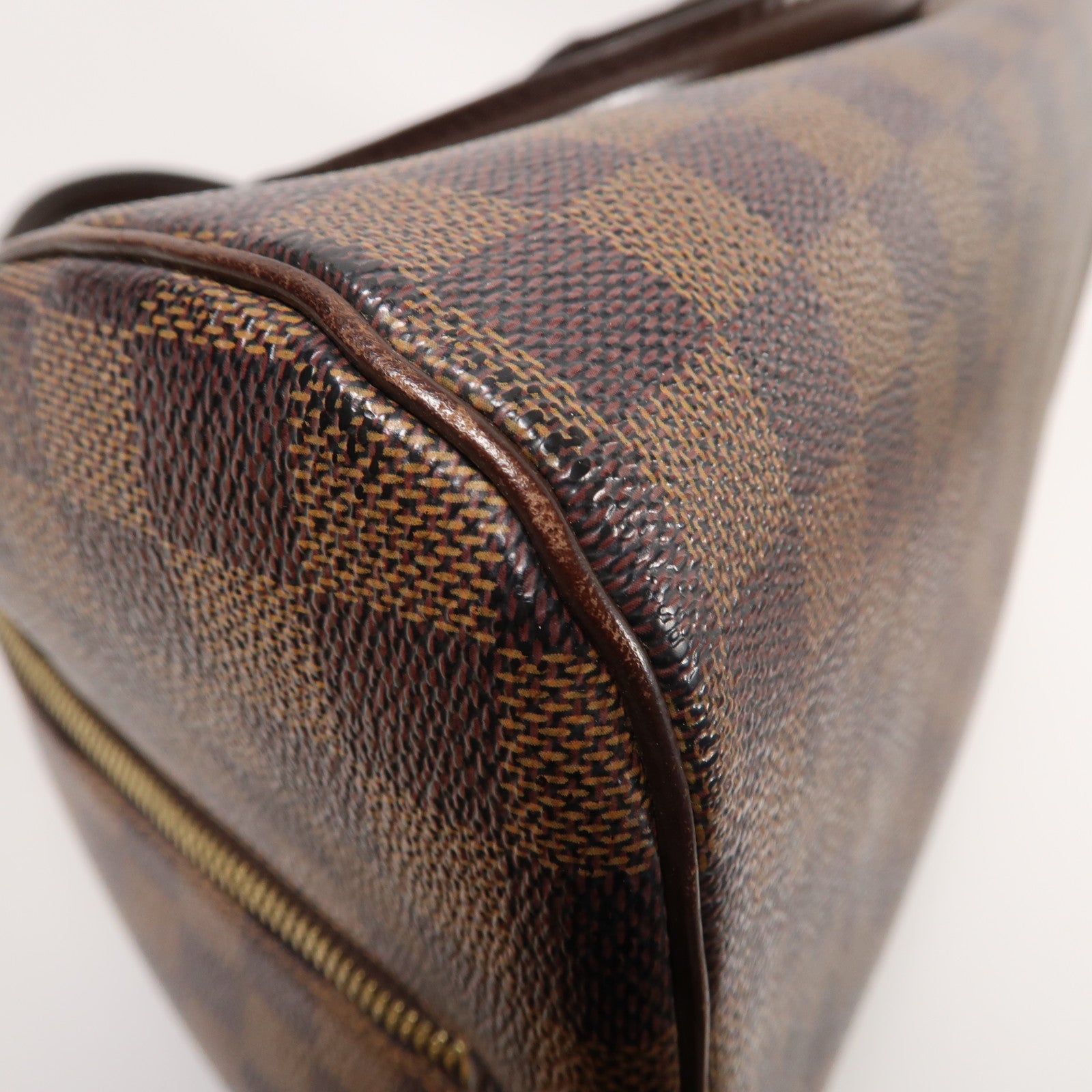 LOUIS VUITTON 【激減優惠】Damier Ribera MM 金扣手挽袋啡色