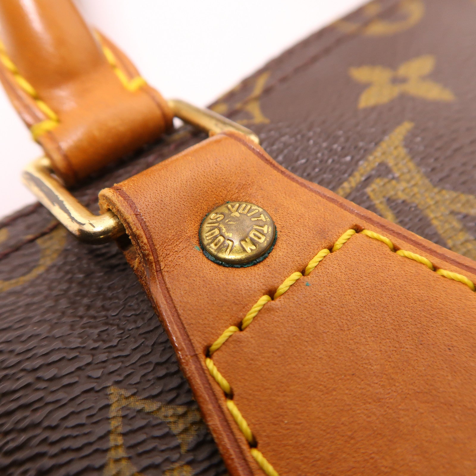 LOUIS VUITTON LV GHW Speedy 35 Hand Bag M41107 Monogram Brown