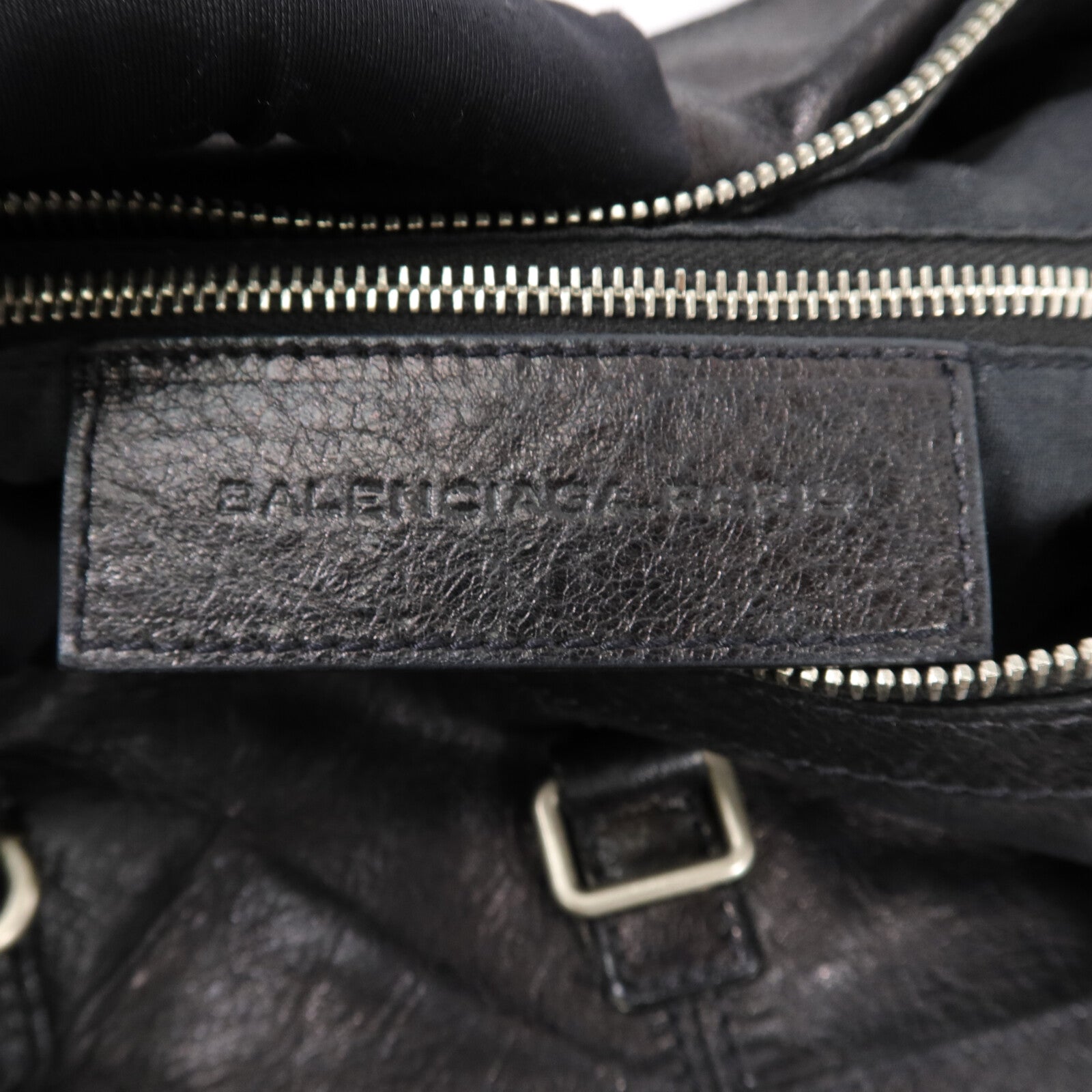 BALENCIAGA 羊皮皮革Squash M Duffle手挽肩背兩用袋