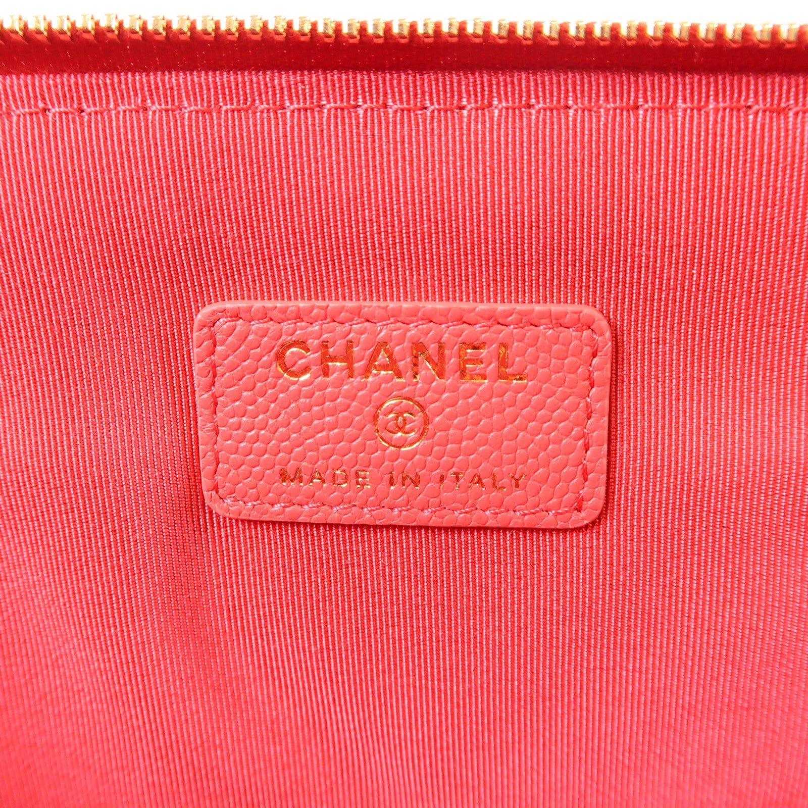 CHANEL 牛皮皮革Clutch Bag金扣手拿包