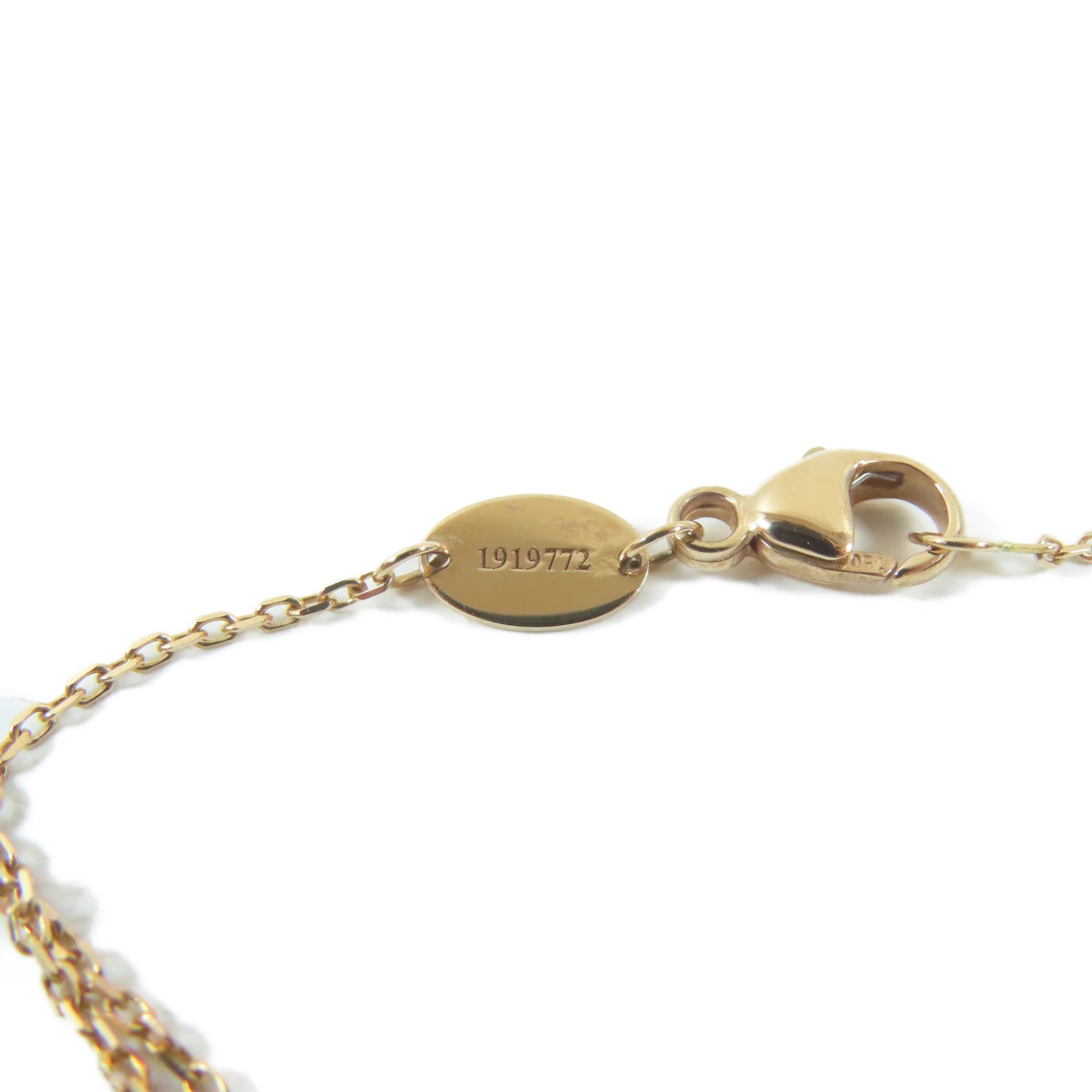 Chaumet 18K玫瑰金Jeux de Liens Bracelet手鏈#16.5cm