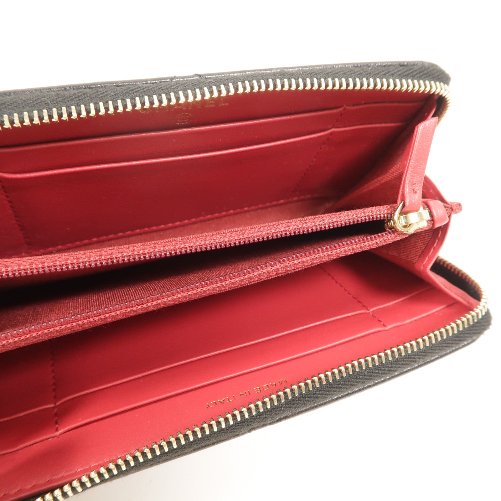 CHANEL 羊皮皮革19 Small Zipped Wallet長錢包