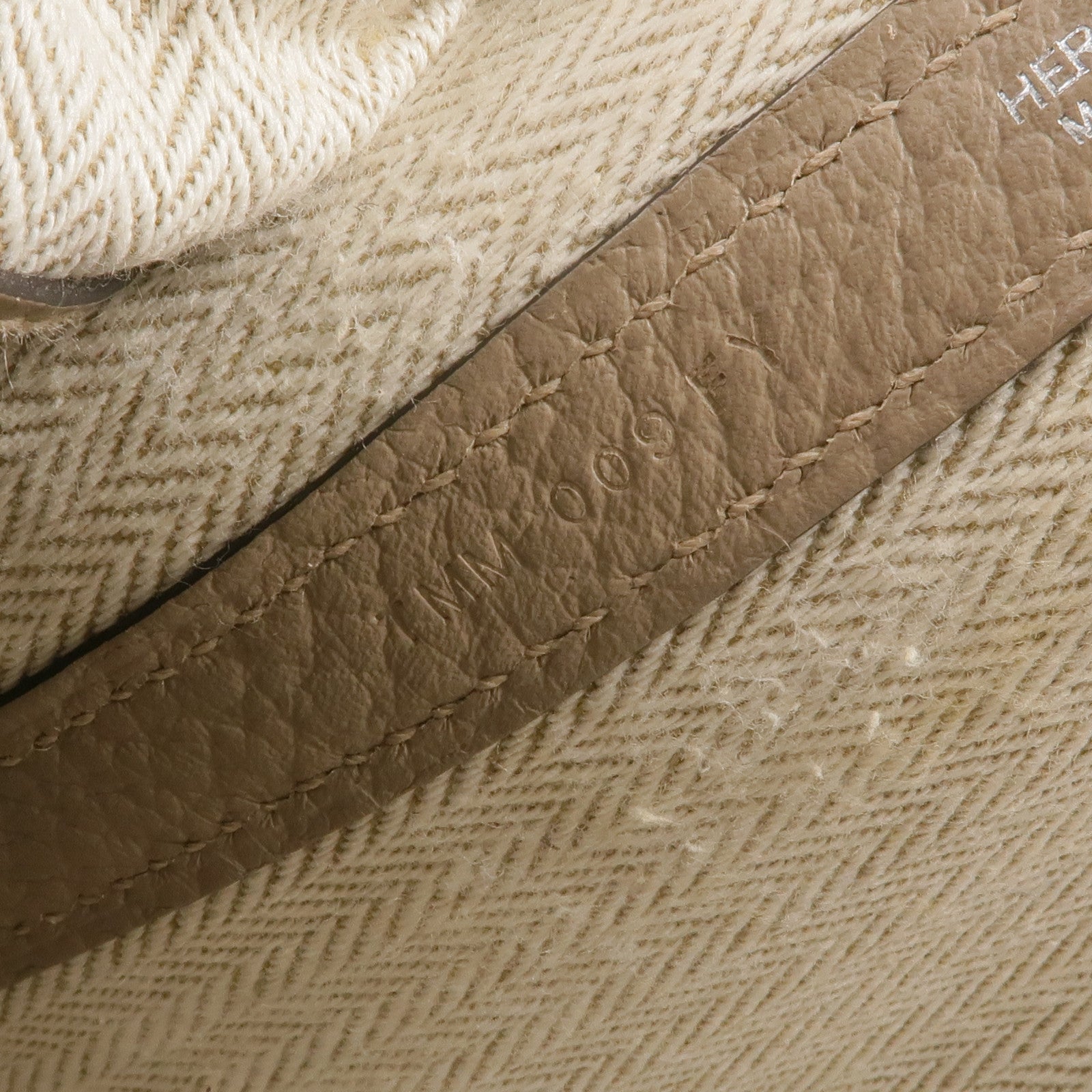 HERMES 【激減優惠】Negonda皮革Garden Party PM銀扣手挽袋Etoupe