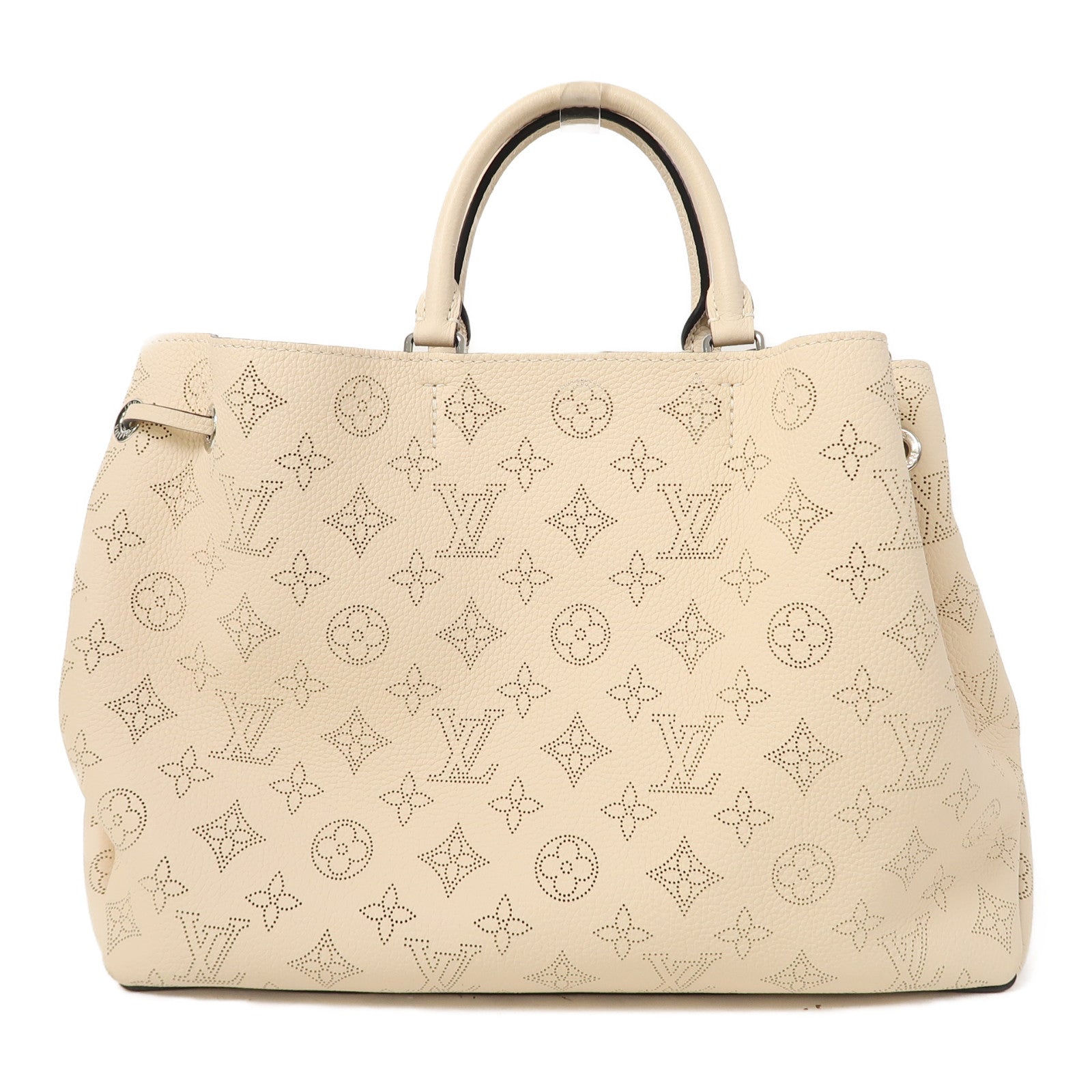 LOUIS VUITTON 【激減優惠】Mahina Bella Tote銀扣手挽肩背兩用袋米色