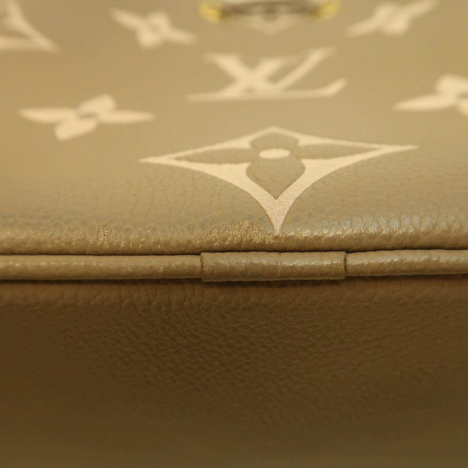 LOUIS VUITTON Monogram Empreinte Neo Noe手挽肩背兩用袋米色/米白色
