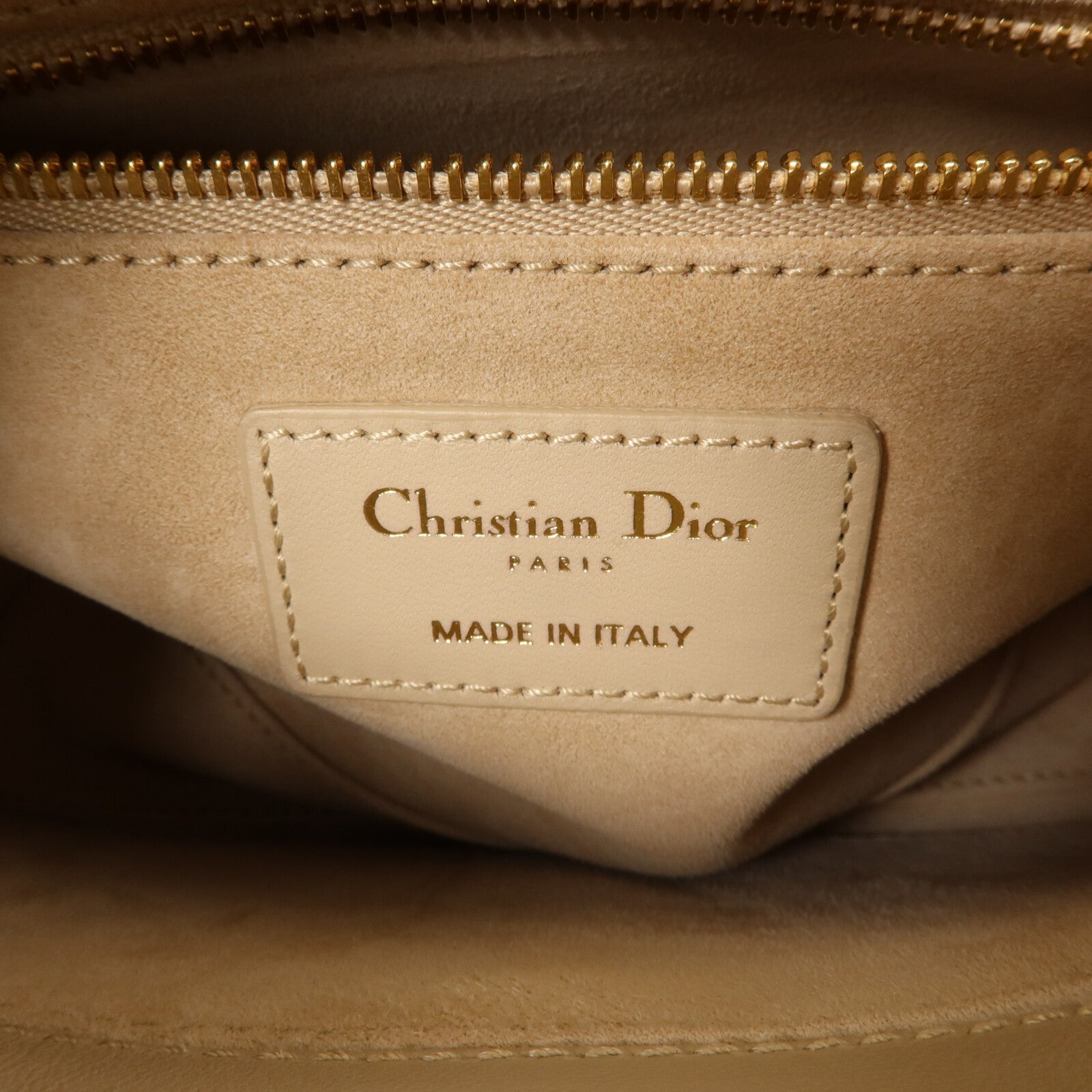 Dior 羊皮皮革Lady Dior MY ABC Dior Small手挽肩背兩用袋