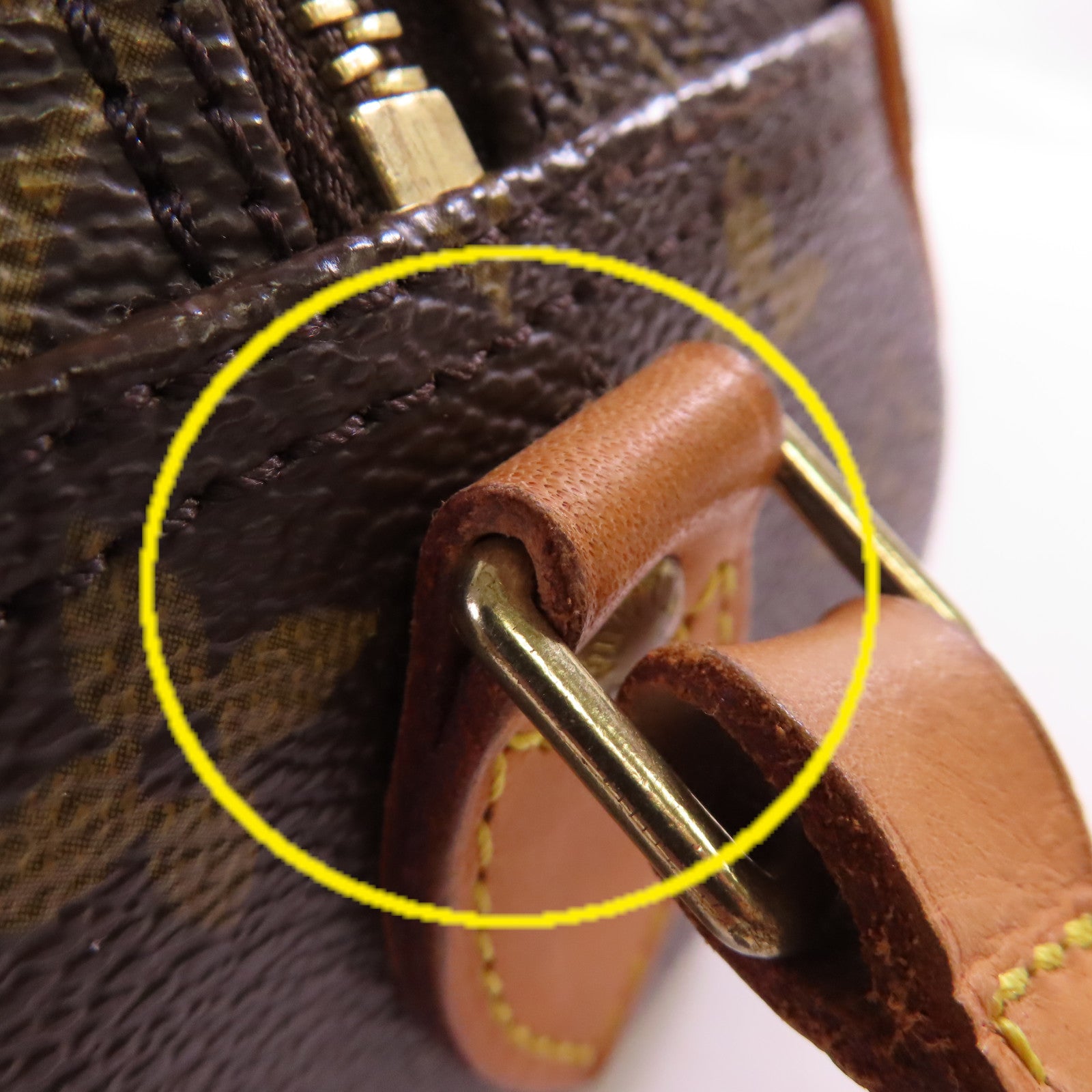 LOUIS VUITTON Monogram Blois Shoulder Bag金扣肩背袋啡色