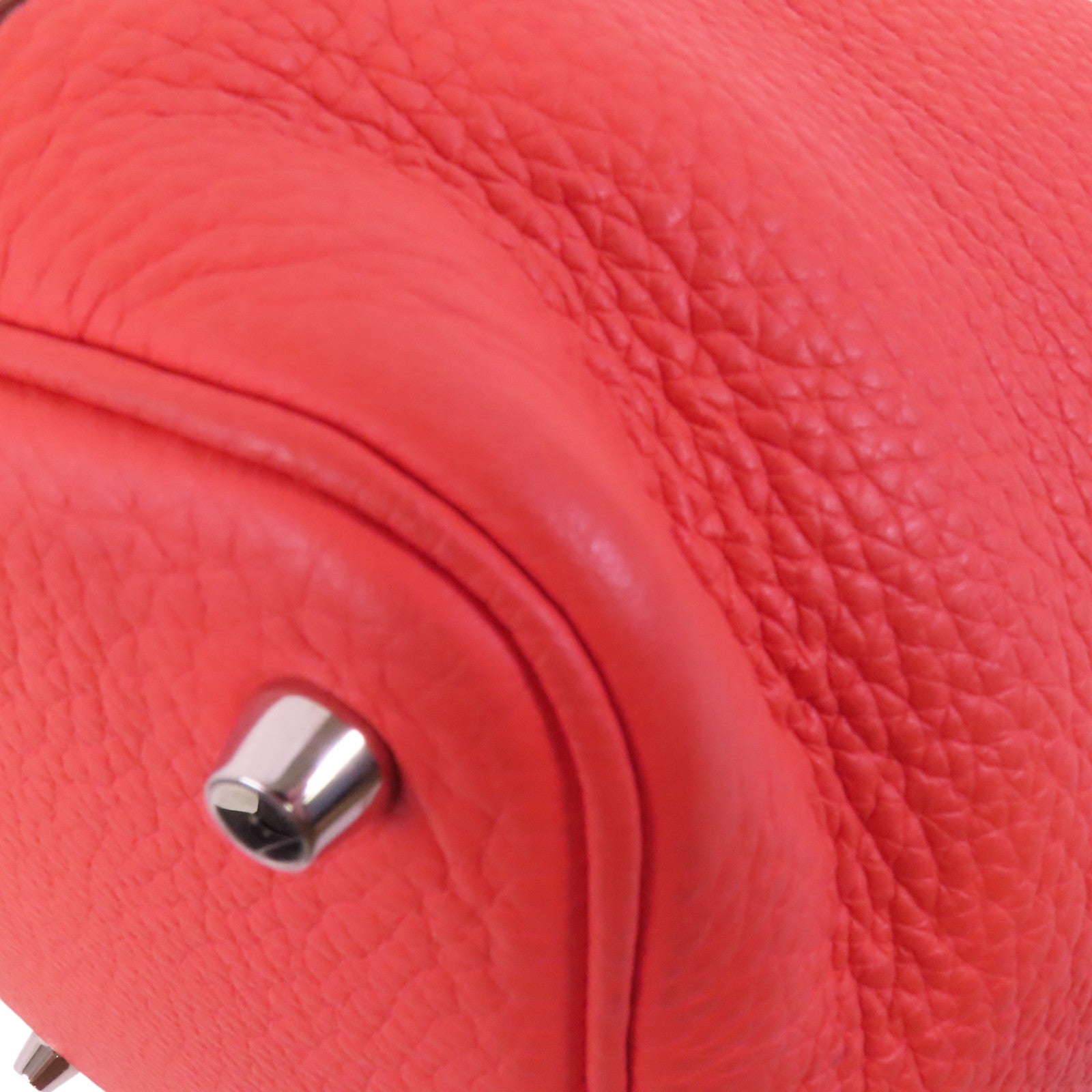 HERMES Clemence皮革Picotin PM銀扣手挽袋