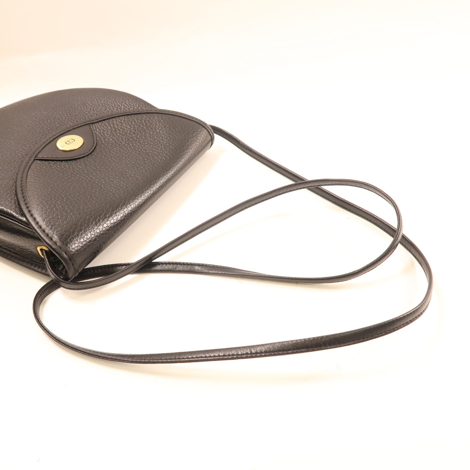 Dior 牛皮皮革Vintage Shoulder Bag金扣肩背袋