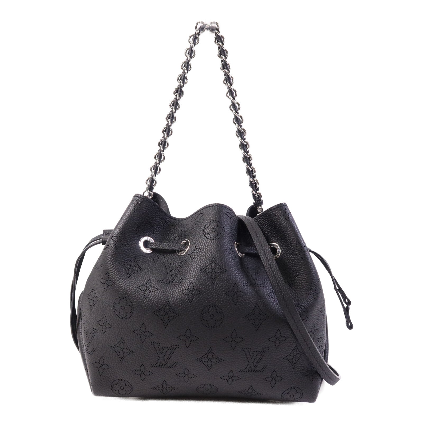 LOUIS VUITTON Mahina Bella銀扣手挽肩背兩用袋