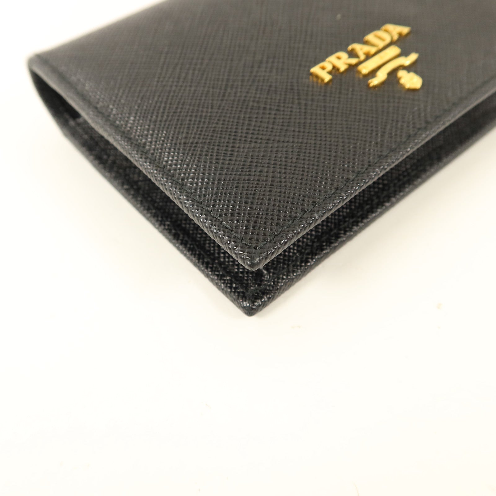 PRADA Saffiano皮革Small Bifold Wallet錢包