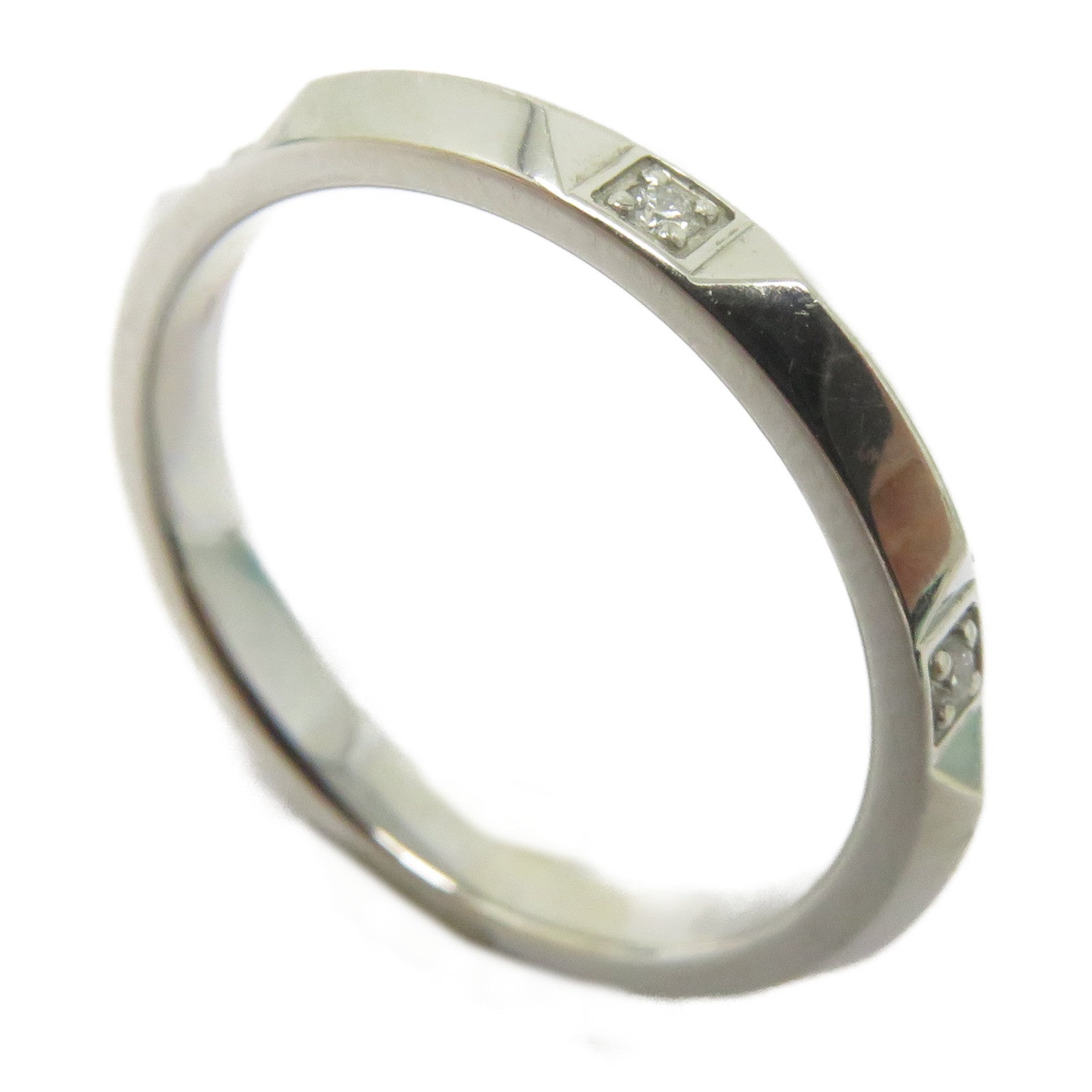 TIFFANY＆CO PT950鉑金Diamond Ring 0.05ct鑽石戒指US#7.5