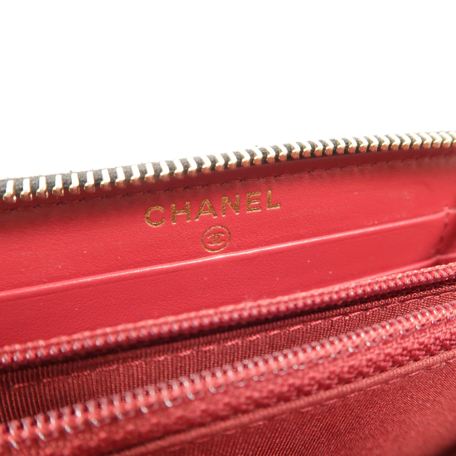 CHANEL 羊皮皮革19 Small Zipped Wallet長錢包
