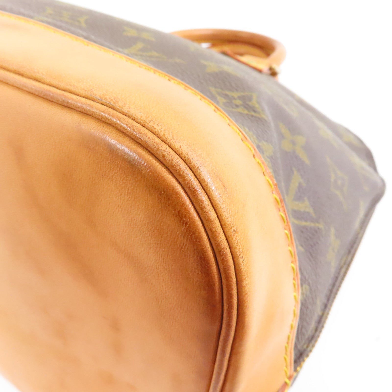 LOUIS VUITTON 【激減優惠】Monogram Alma金扣手挽袋啡色