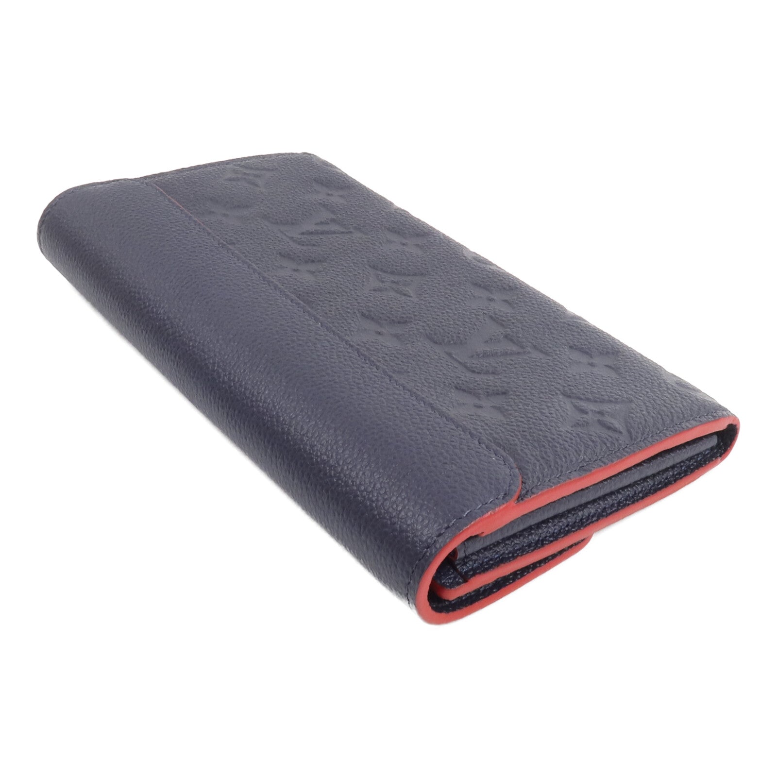 LOUIS VUITTON Monogram Empreinte Marine Long Wallet長錢包