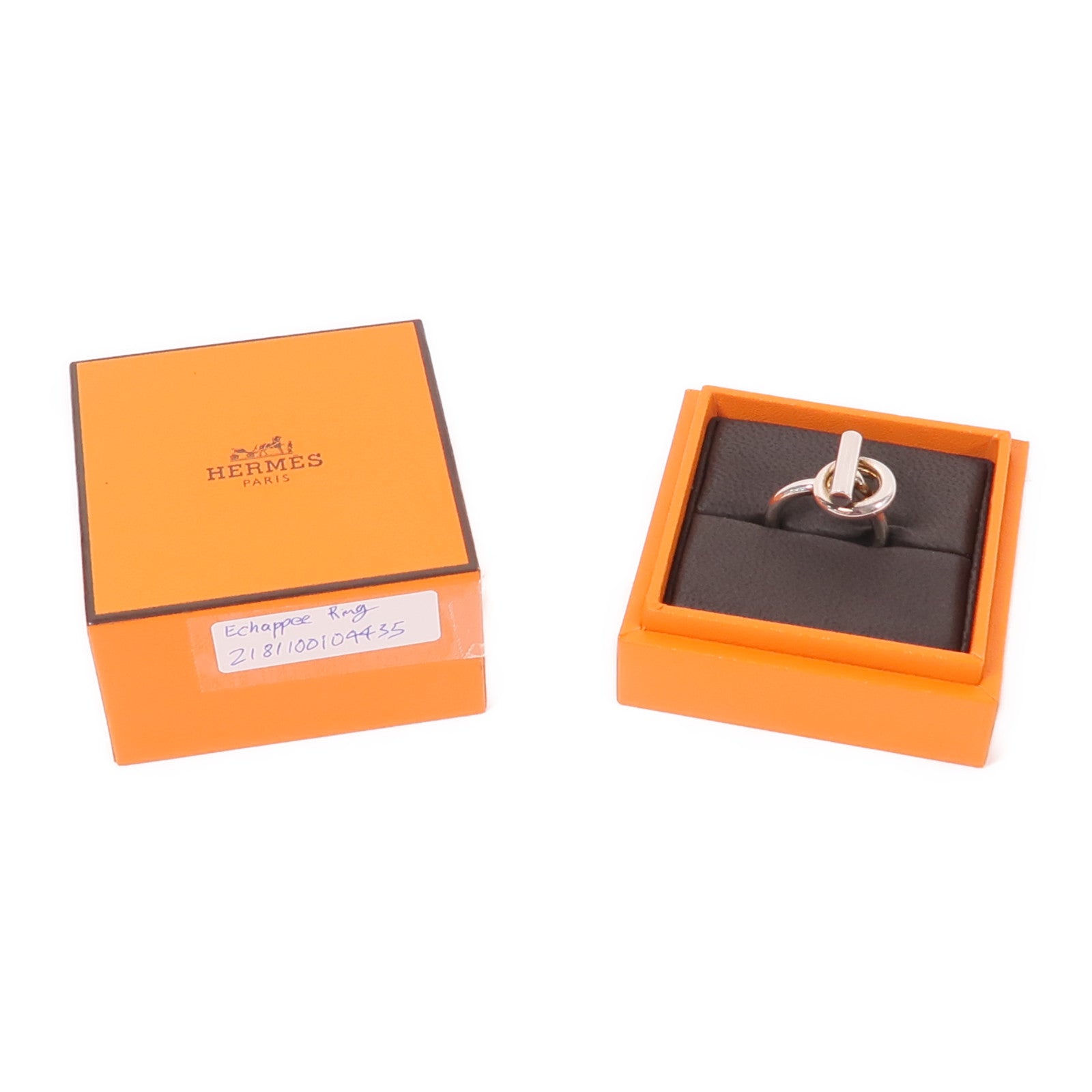 HERMES 925純銀Echappee Ring戒指US#6