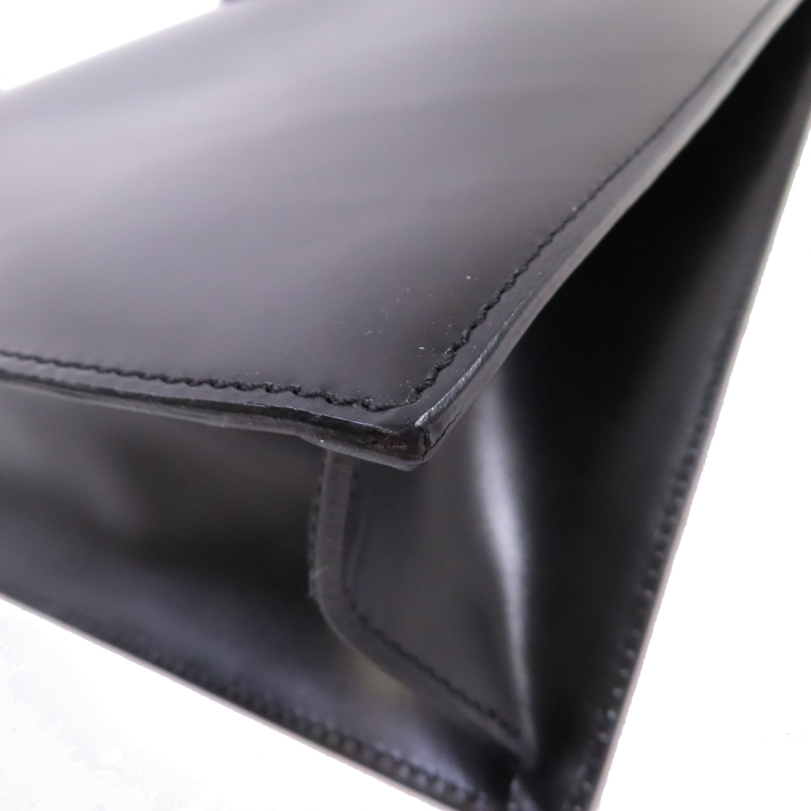 CARTIER 【激減優惠】牛皮皮革Tote Bag金扣肩背袋黑色