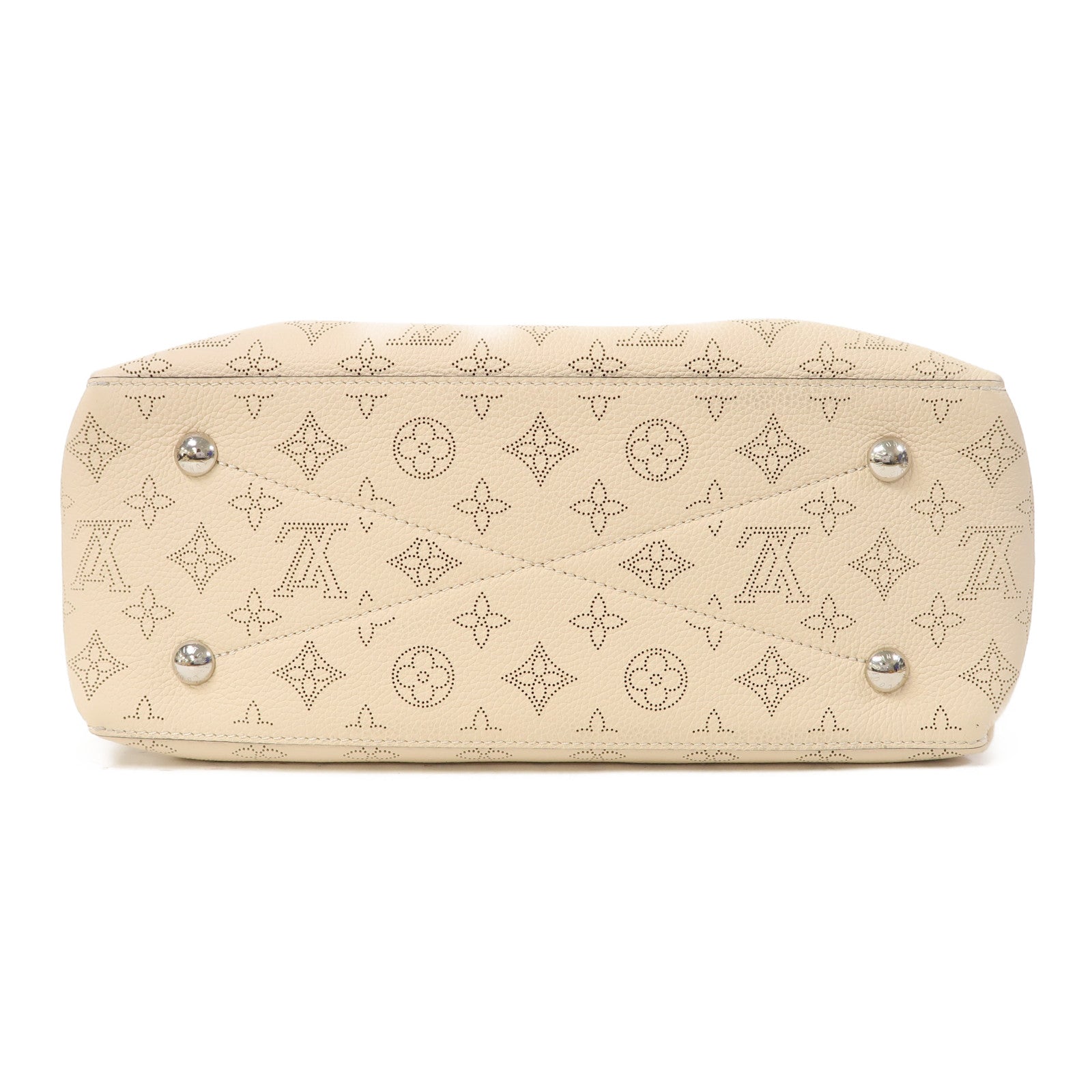 LOUIS VUITTON 【激減優惠】Mahina Bella Tote銀扣手挽肩背兩用袋米色