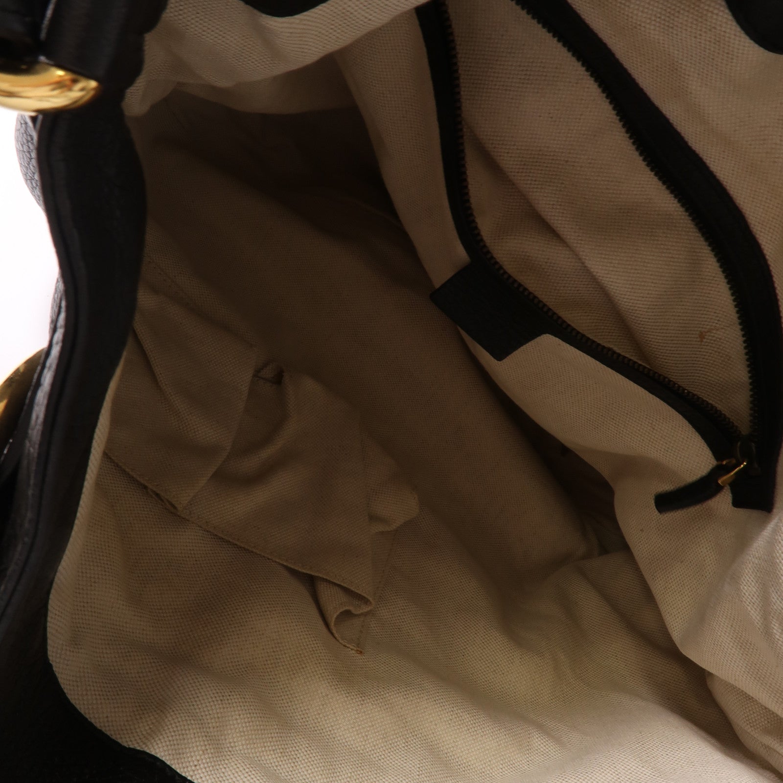 GUCCI 牛皮皮革Shoulder Bag金扣肩背袋黑色