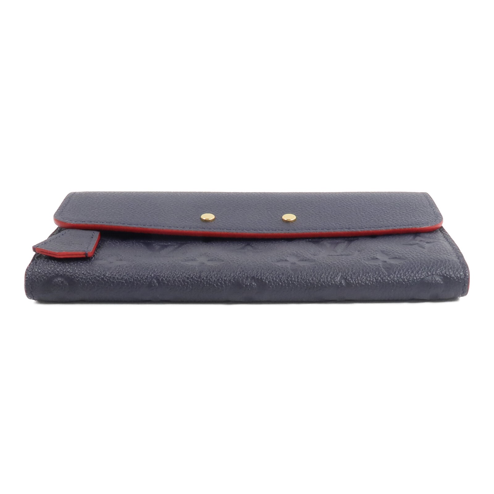 LOUIS VUITTON Monogram Empreinte Marine Long Wallet長錢包