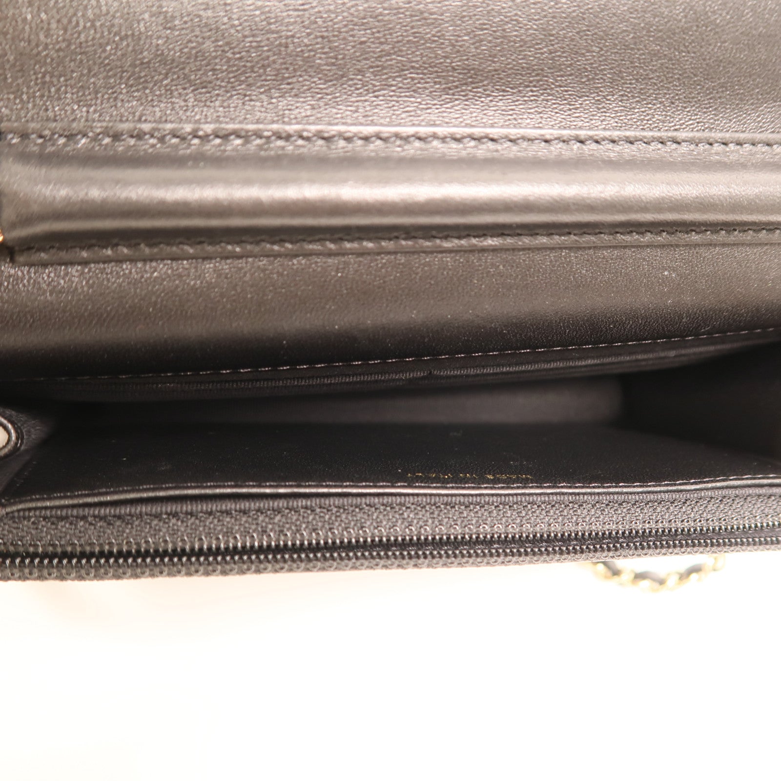 CHANEL 羊皮皮革WOC Wallet On Chain金扣鏈帶肩背袋