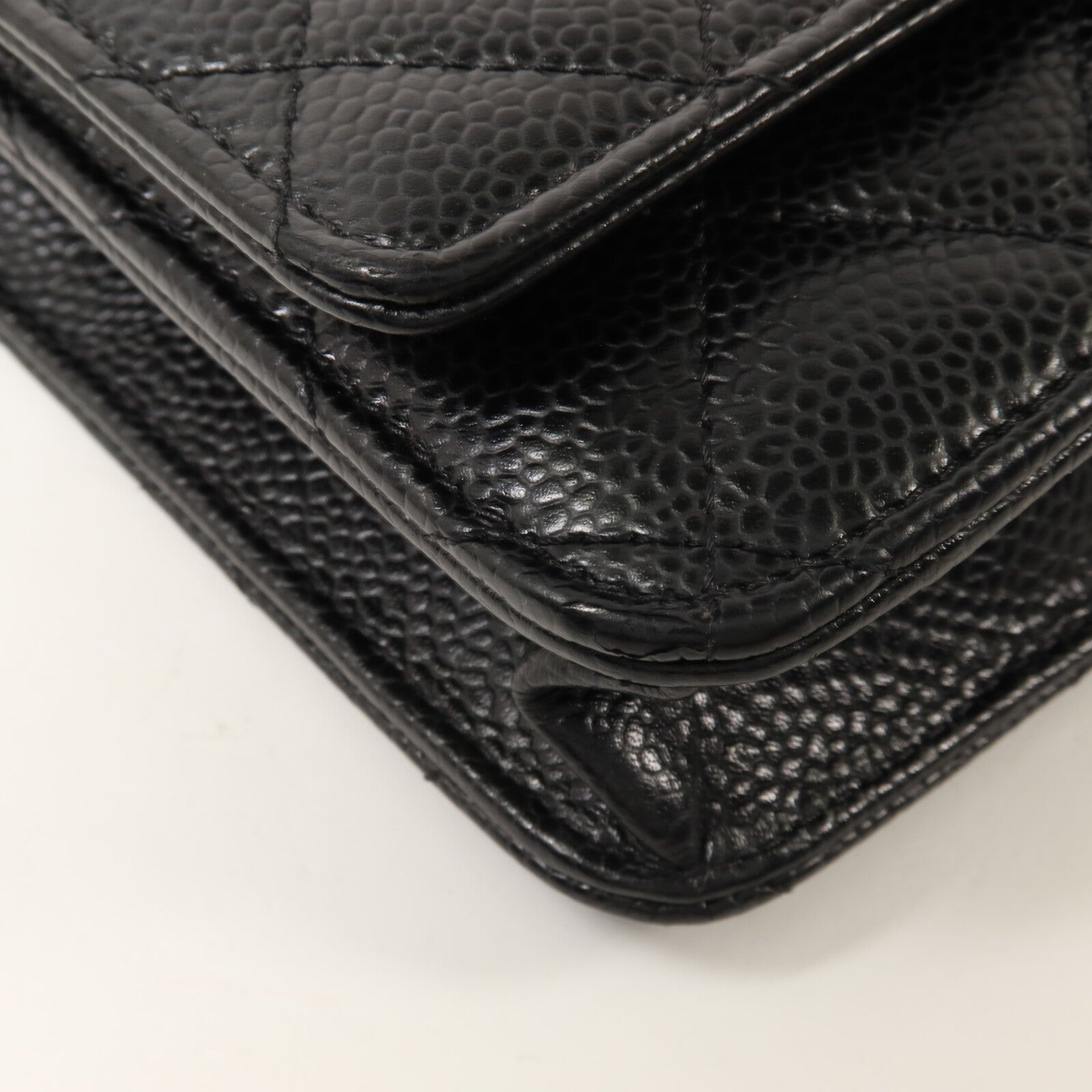 CHANEL 牛皮皮革Wallet On Chain鏈帶肩背袋