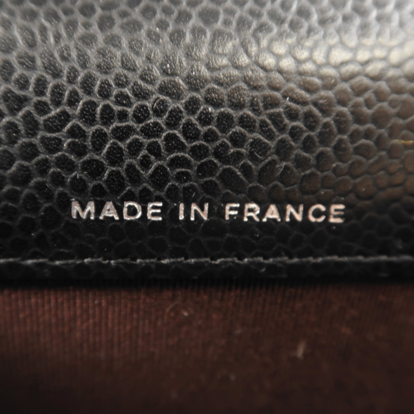 CHANEL 牛皮皮革Card Case銀扣卡片套