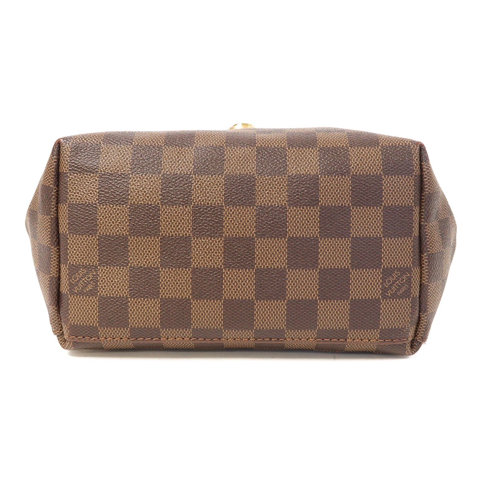 LOUIS VUITTON Damier Ebene Clapton金扣背包啡色