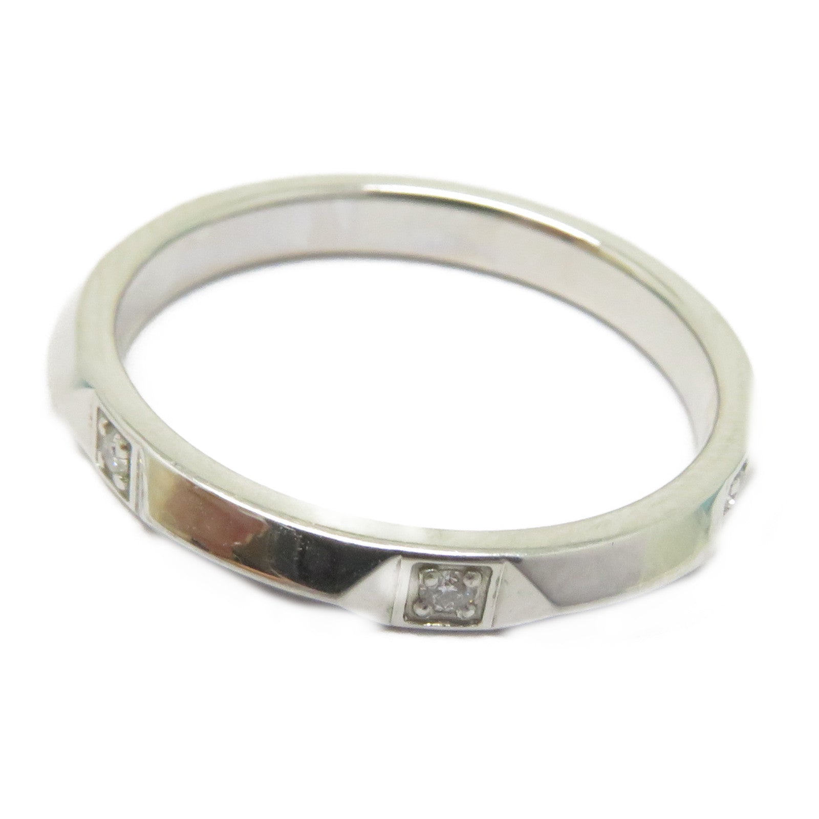 TIFFANY＆CO PT950鉑金Diamond Ring 0.05ct鑽石戒指US#7.5