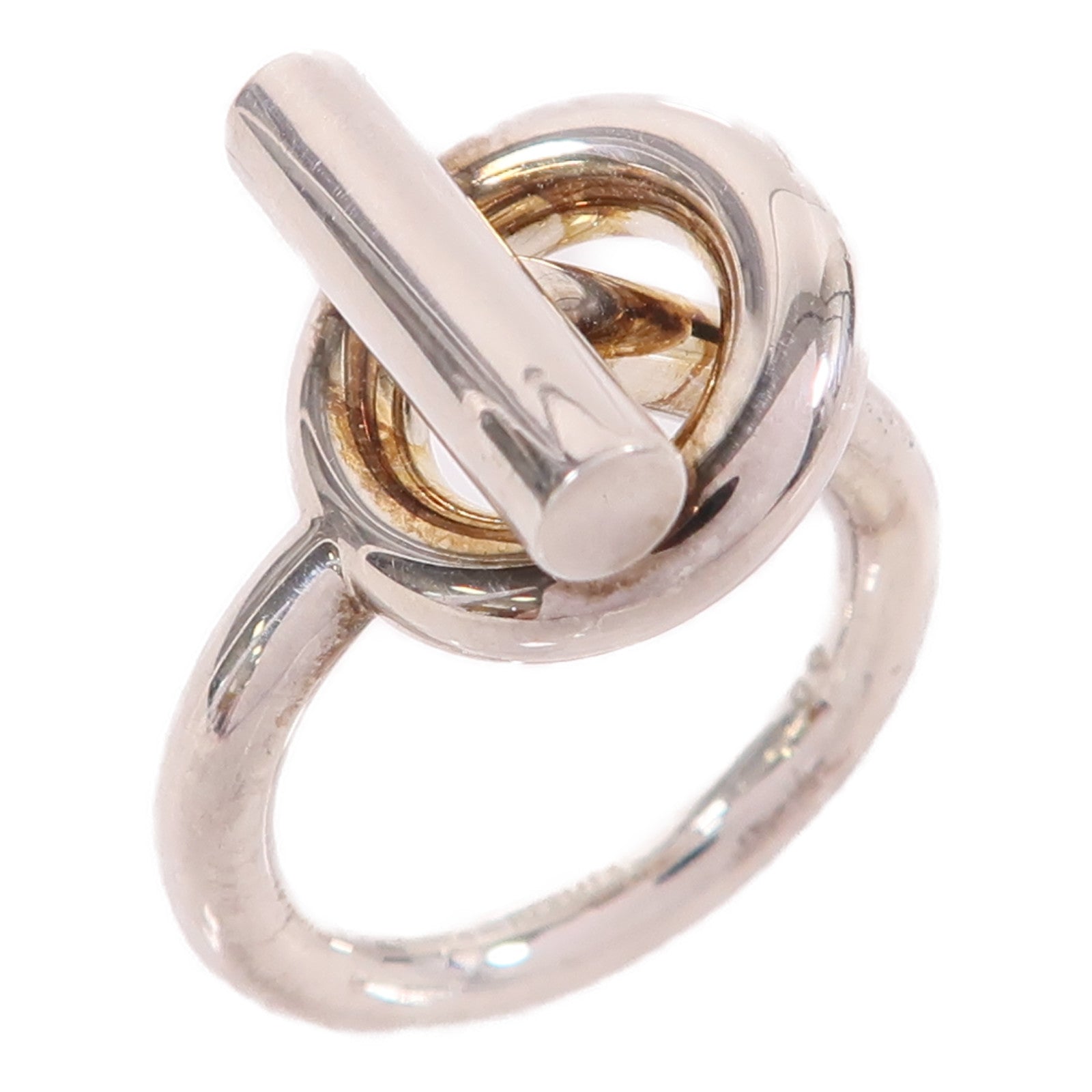 HERMES 925純銀Echappee Ring戒指US#6