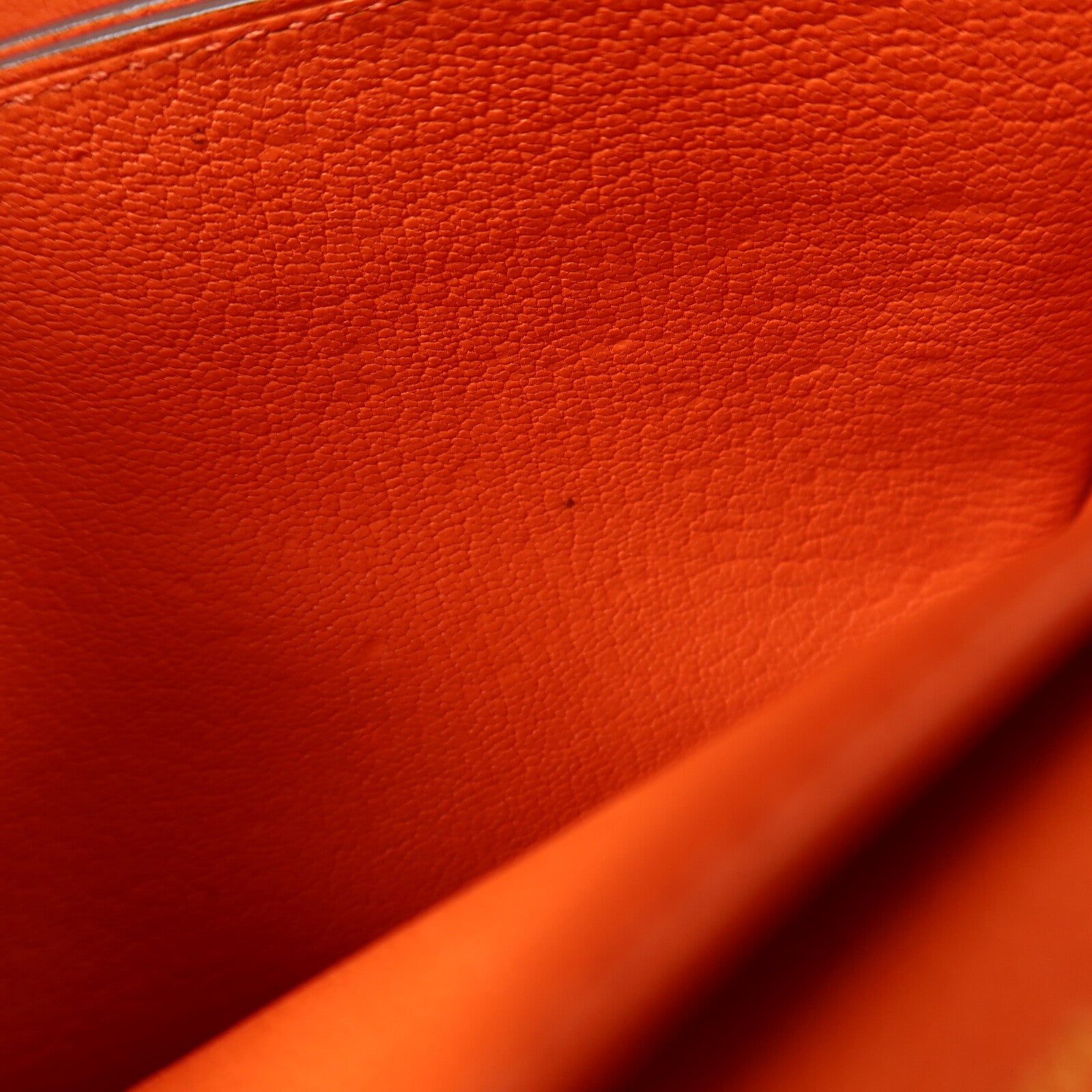 HERMES Evercolor皮革Roulis Mini肩背袋Feu